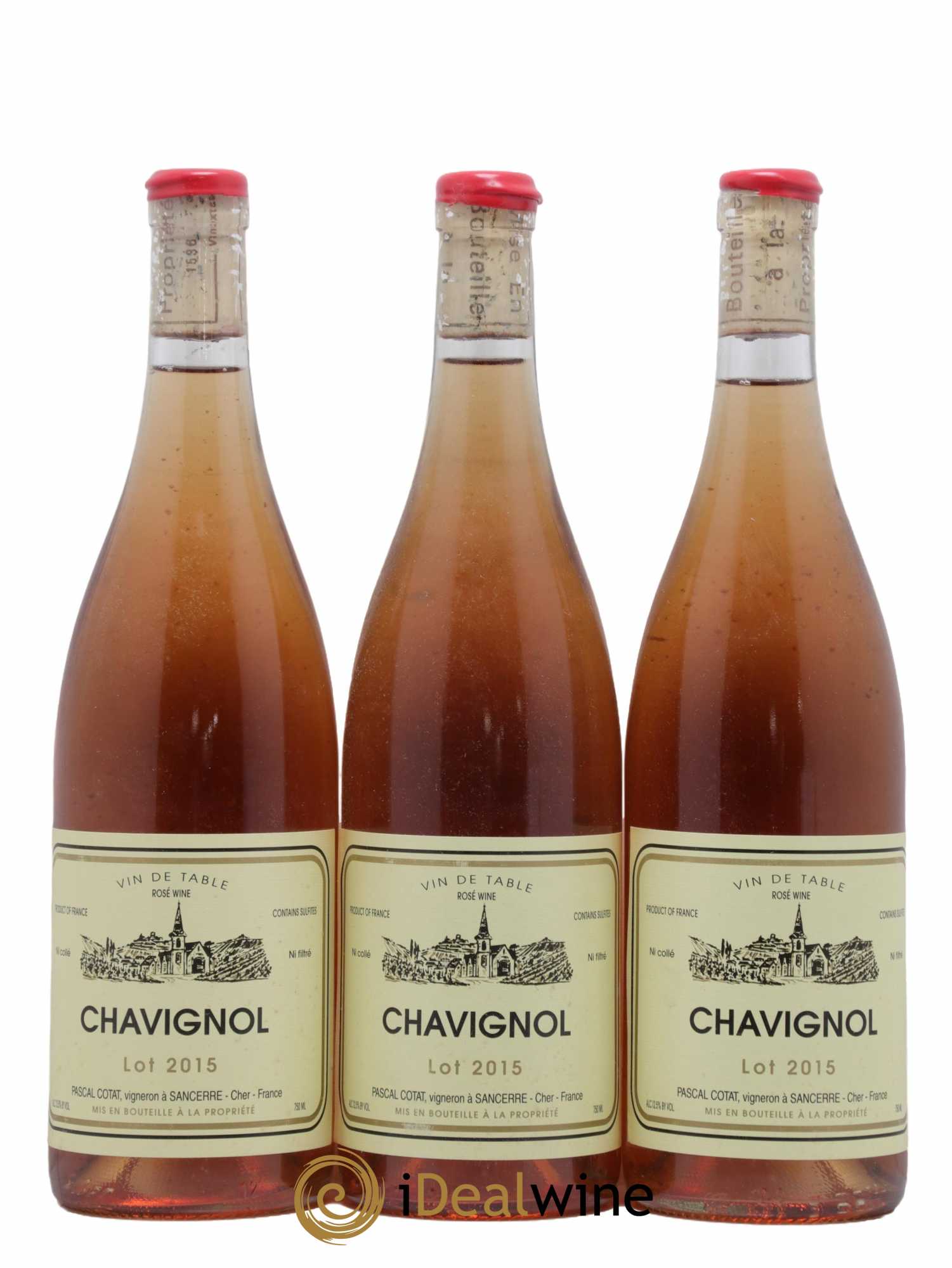 Vin de France Chavignol Pascal Cotat 2015 - Lot de 3 bouteilles - 0
