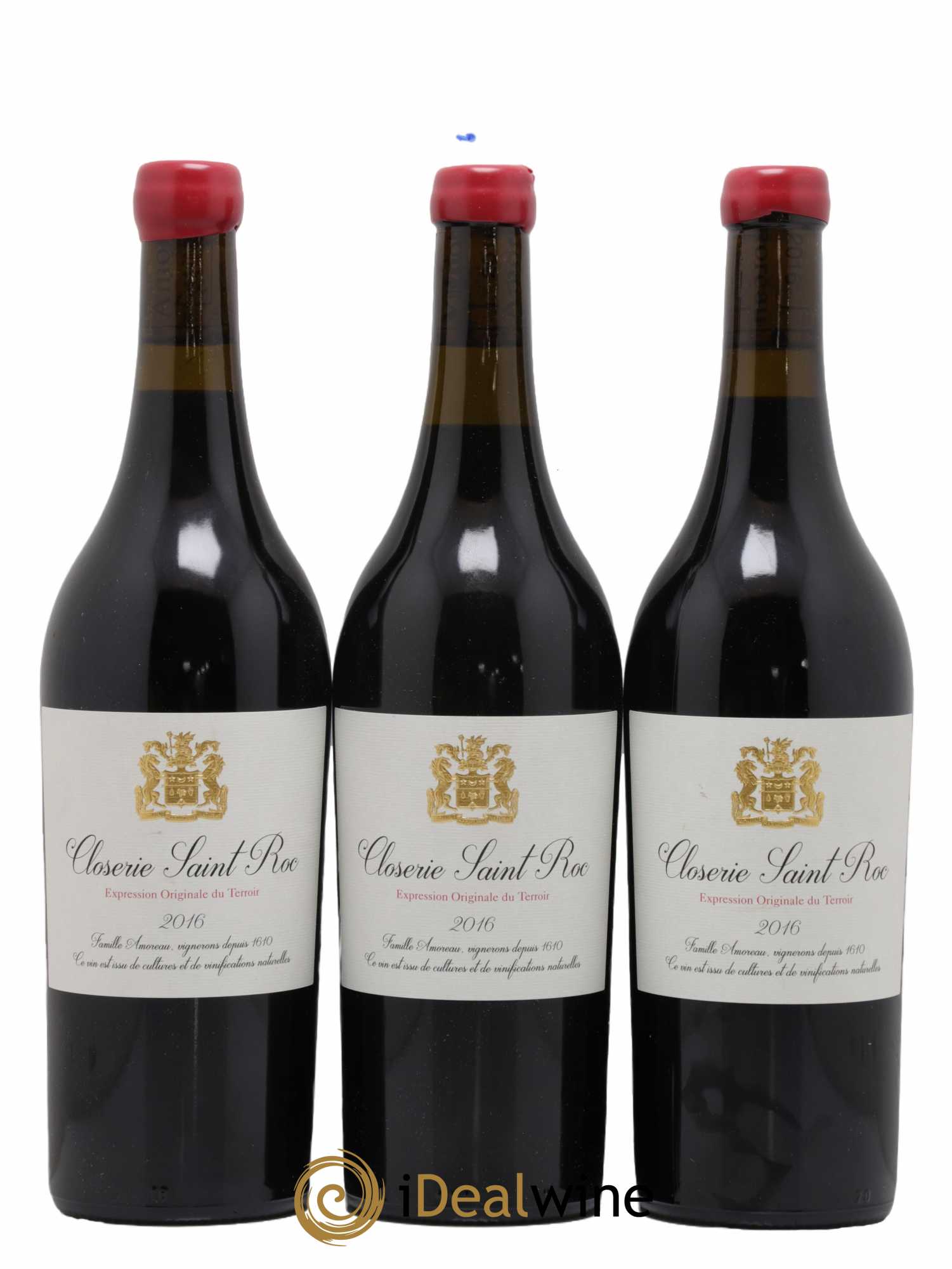 Vin de France Closerie Saint Roc 2016 - Lot de 3 bouteilles - 0