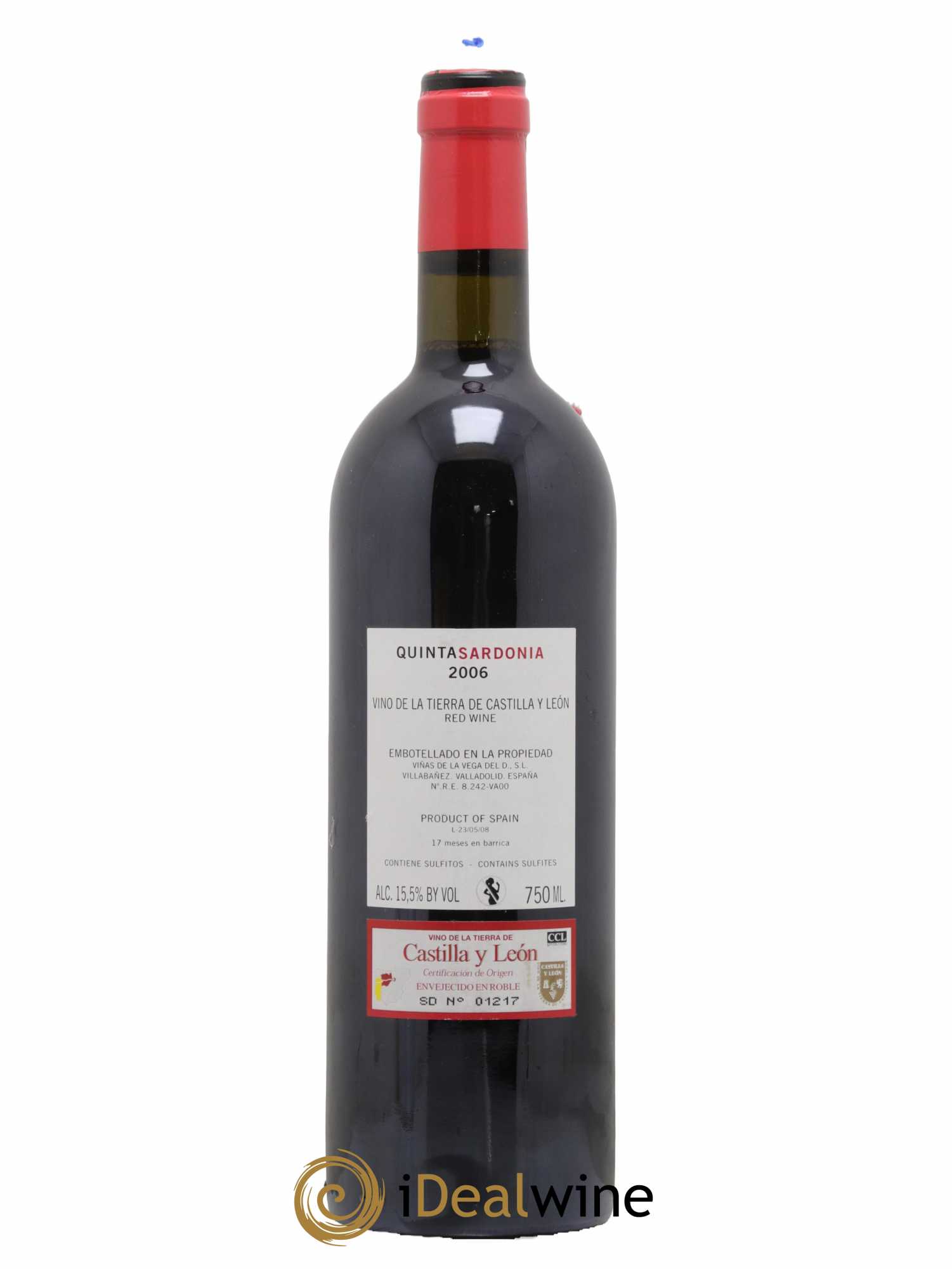 Espagne Quita Sardogna Vinas De La Vega 2006 - Lot de 1 bouteille - 1