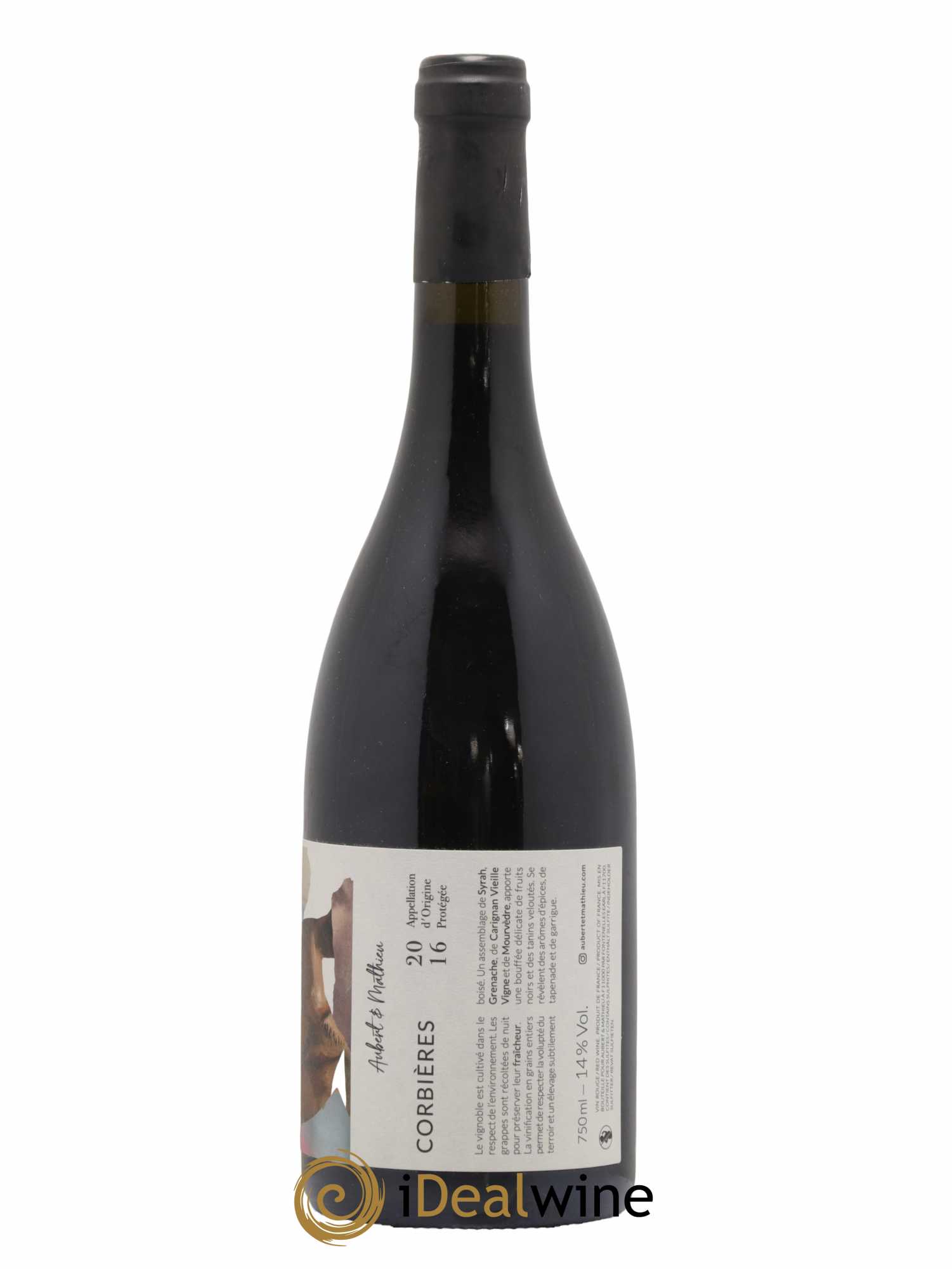 Corbières Aubert et Mathieu 2016 - Lot de 1 bouteille - 1