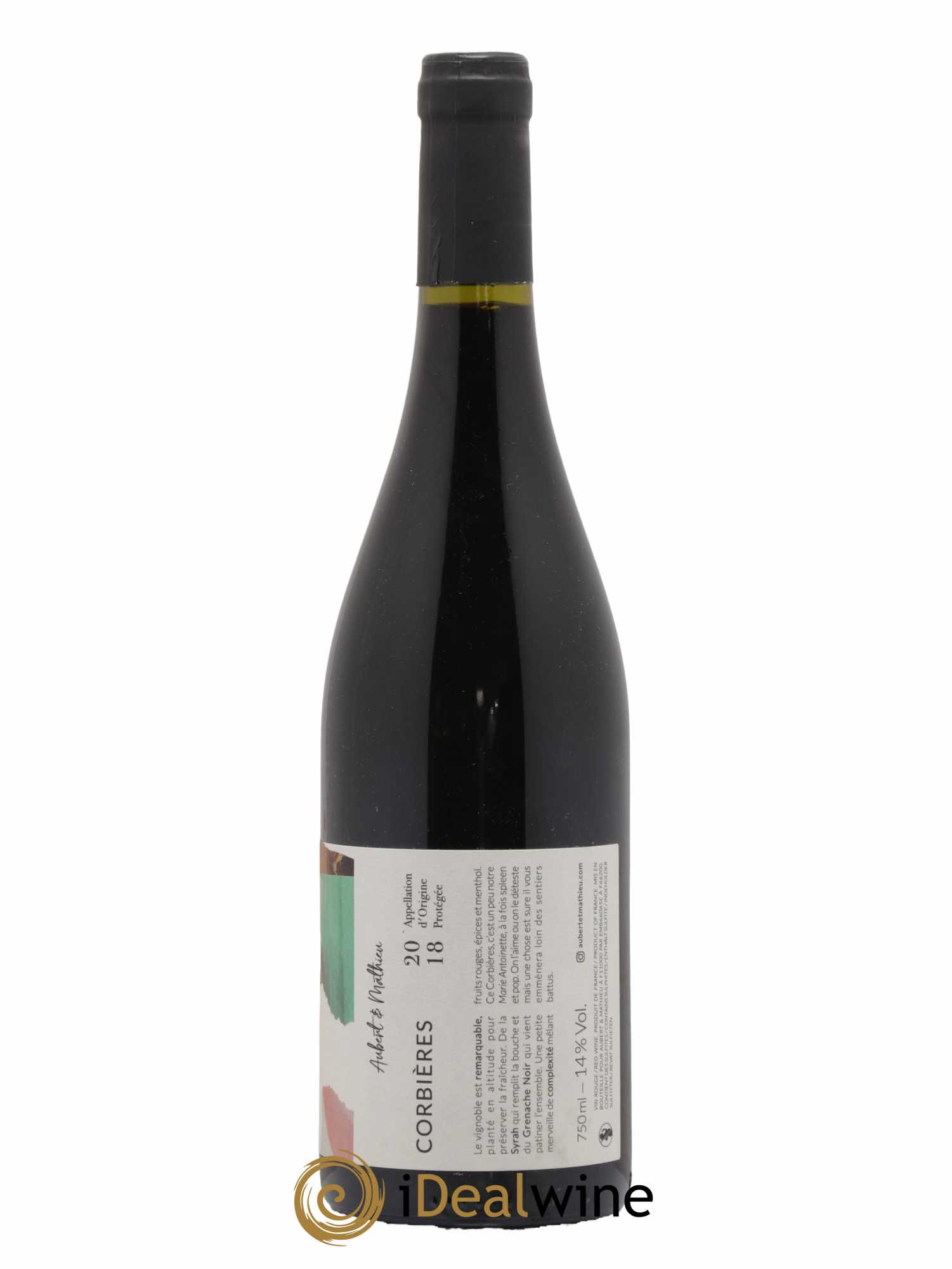 Corbières Aubert et Mathieu 2018 - Posten von 1 Flasche - 1