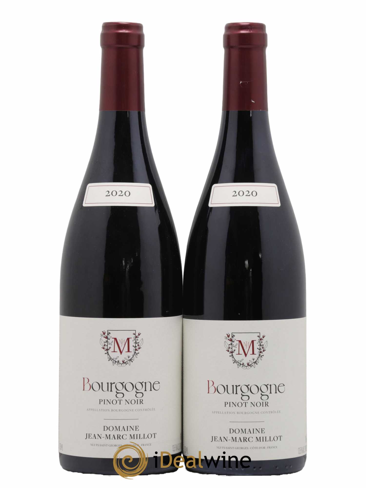 Bourgogne Jean Marc Millot 2020 - Lot de 2 bouteilles - 0