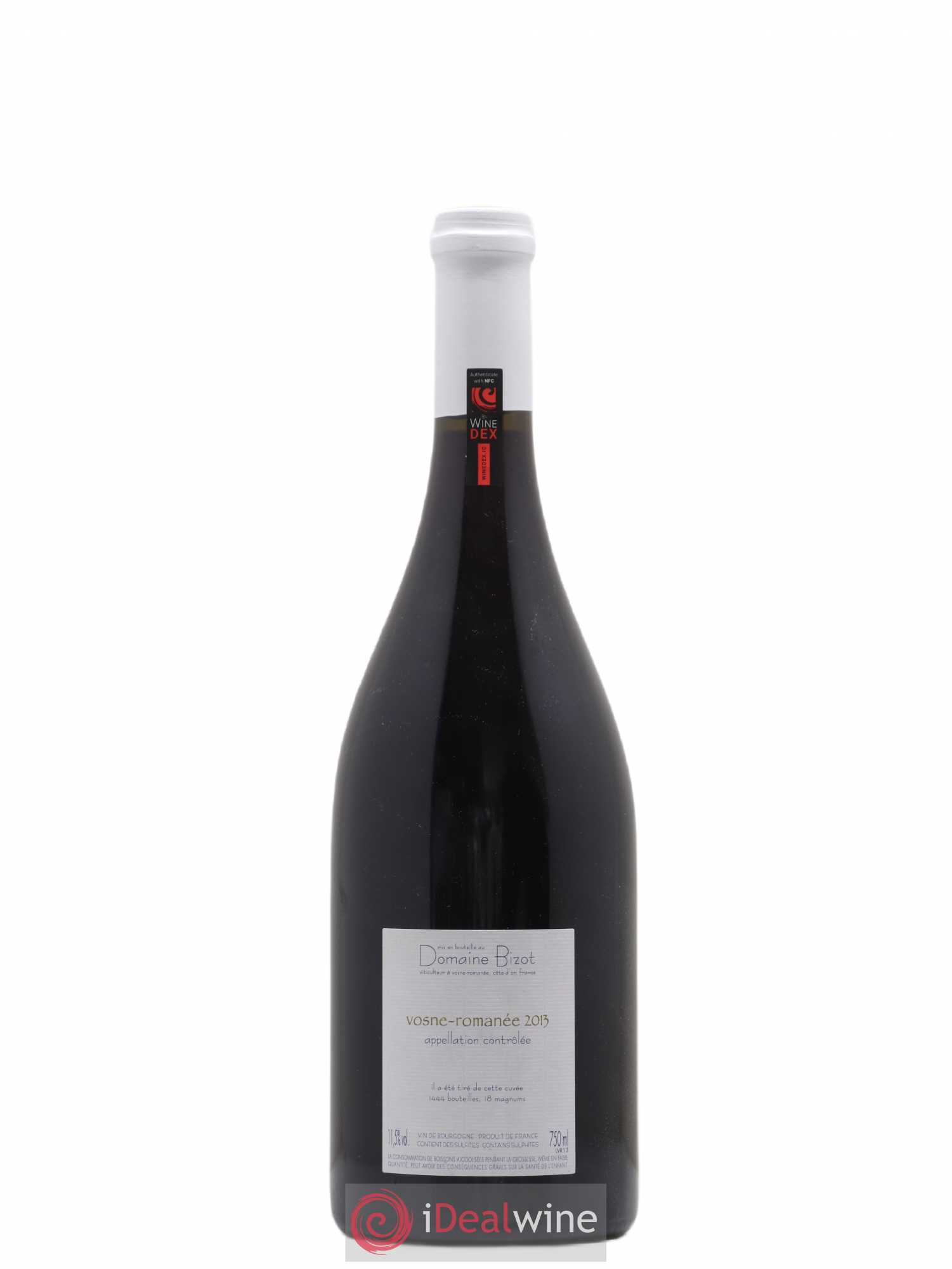 Vosne-Romanée Bizot (Domaine) 2013 - Lot de 1 bouteille - 1