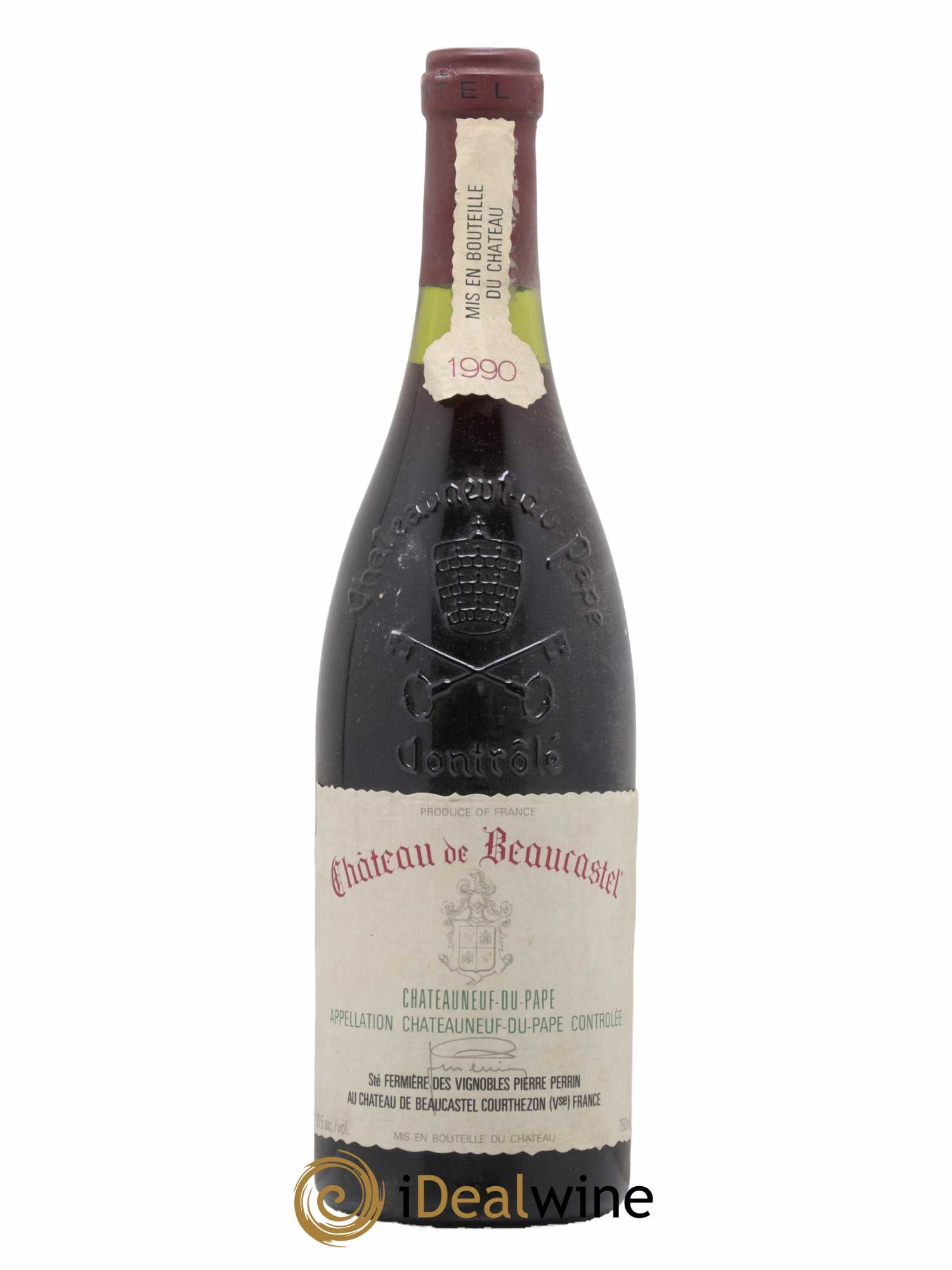 Châteauneuf-du-Pape Château de Beaucastel Famille Perrin 1990 - Lot de 1 bouteille - 0