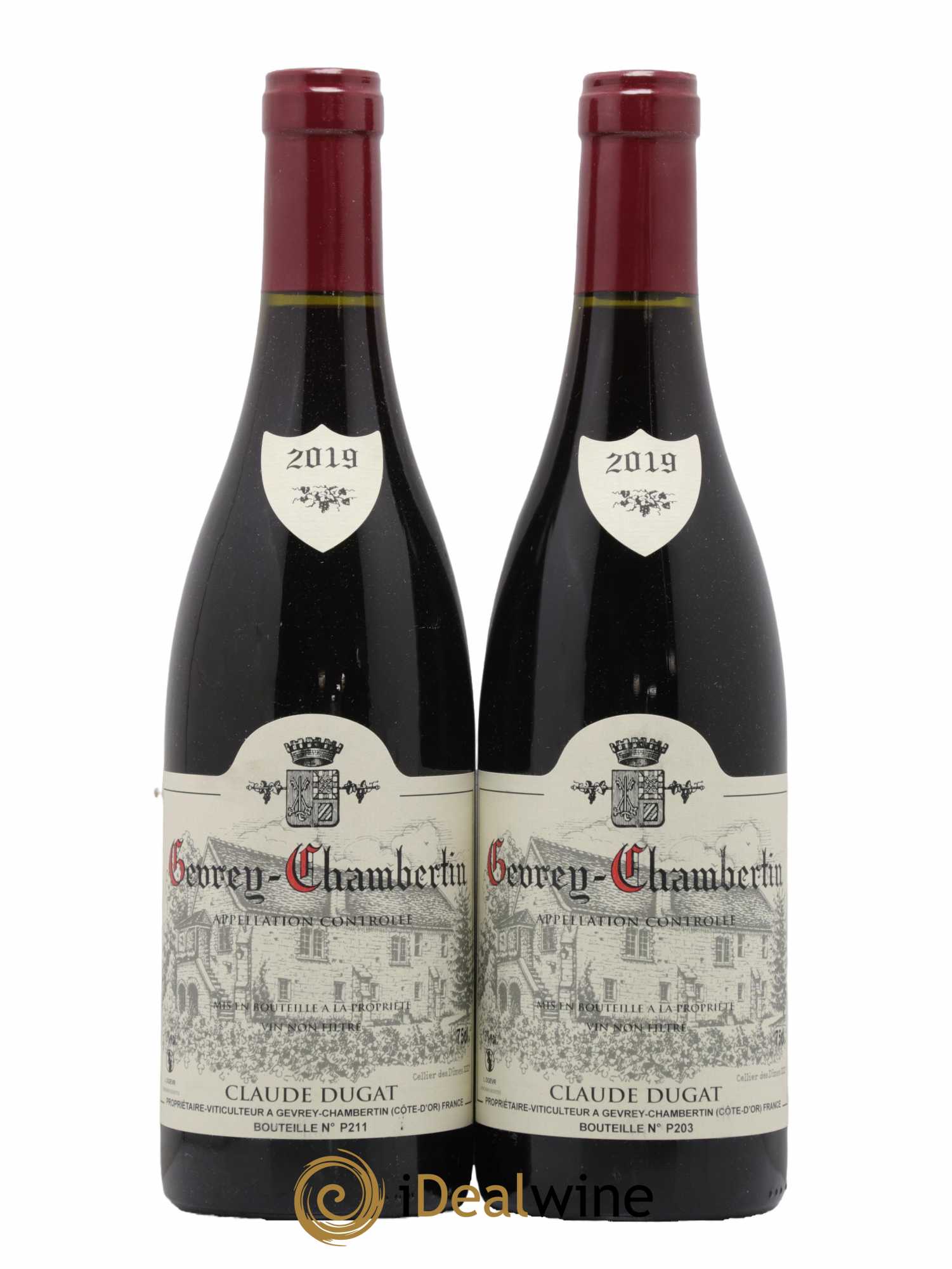 Gevrey-Chambertin Claude Dugat 2019 - Lot de 2 bouteilles - 0