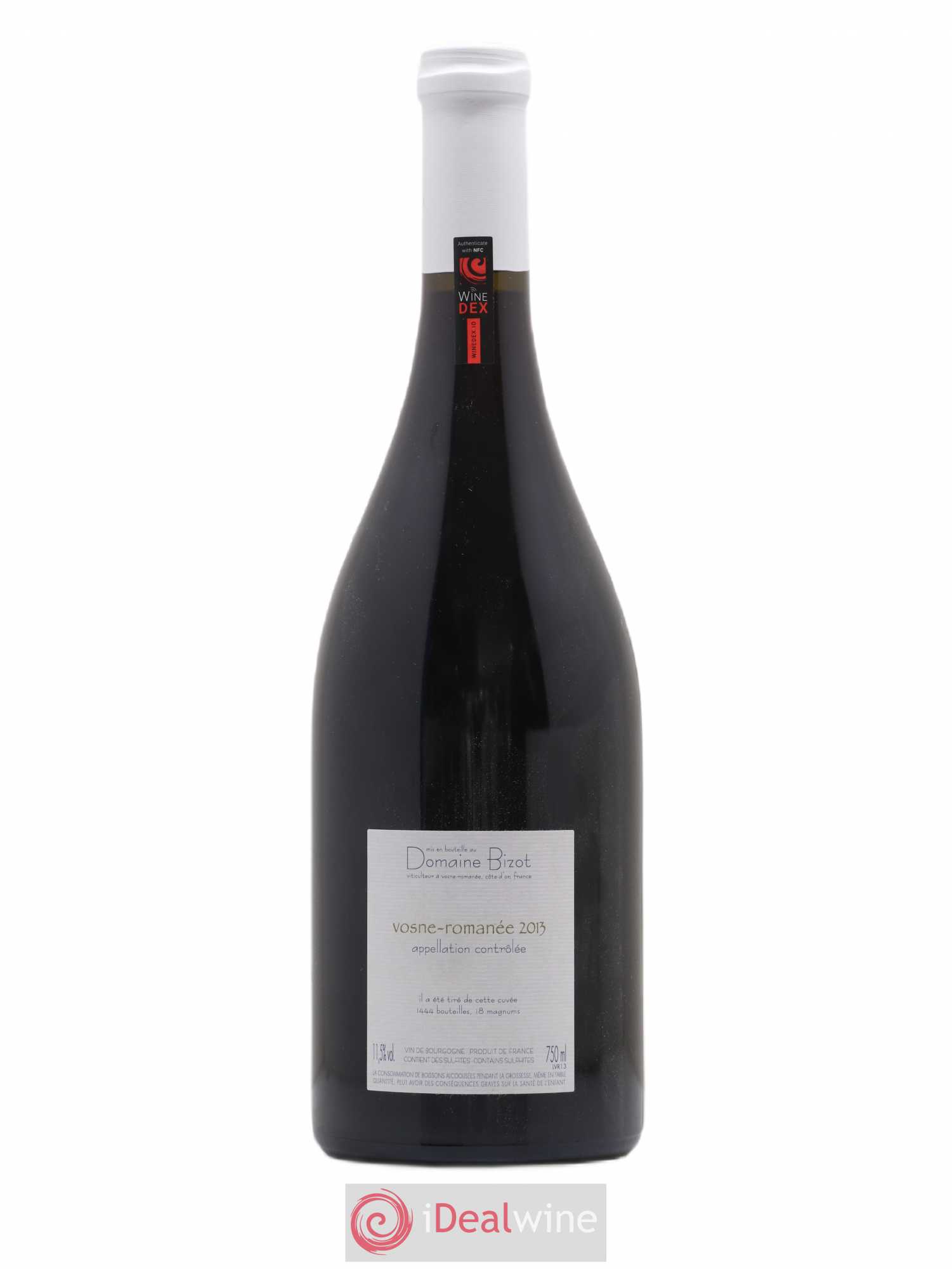 Vosne-Romanée Bizot (Domaine) 2013 - Lot de 1 bouteille - 1