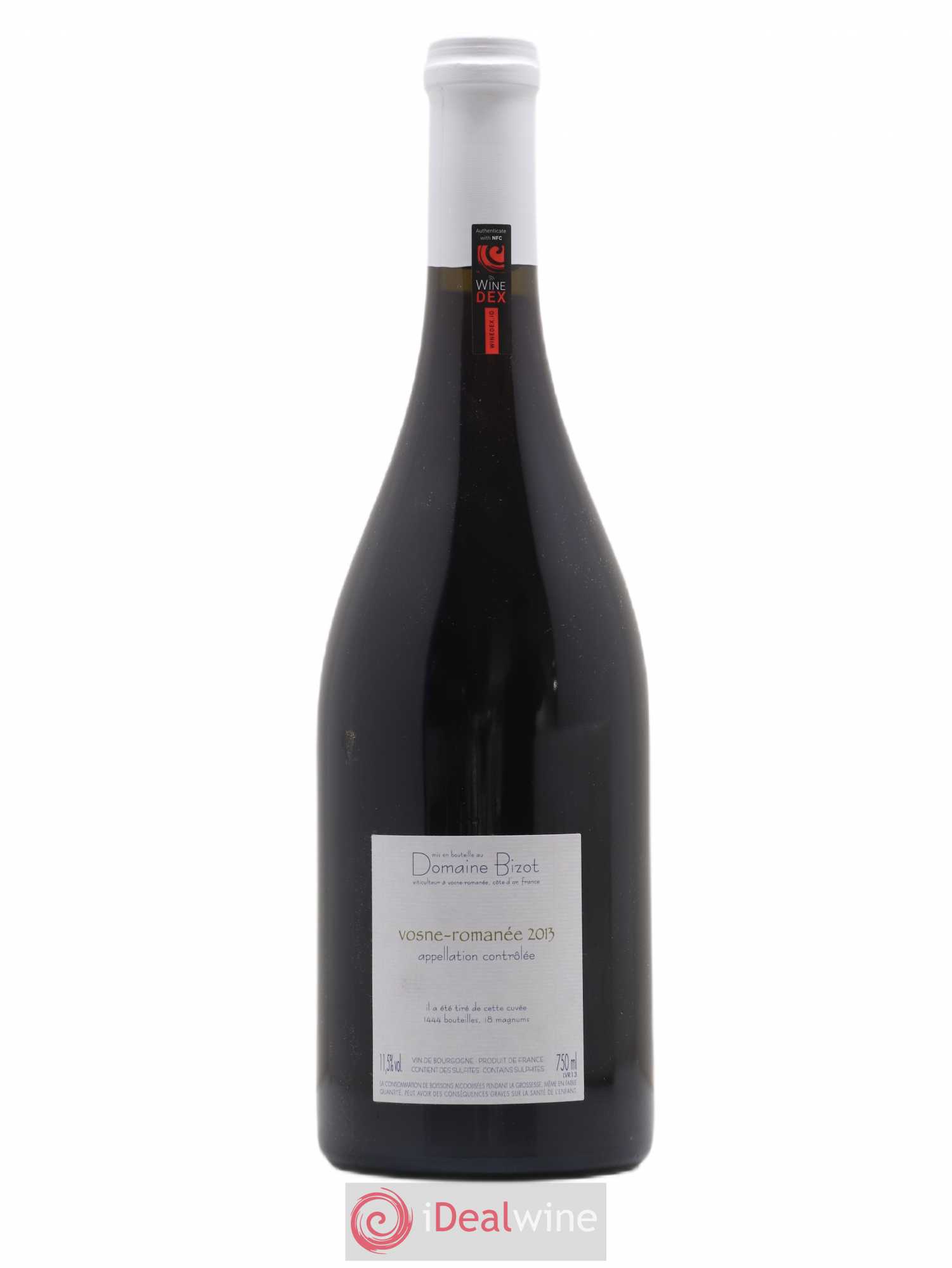 Vosne-Romanée Bizot (Domaine) 2013 - Lot de 1 bouteille - 1