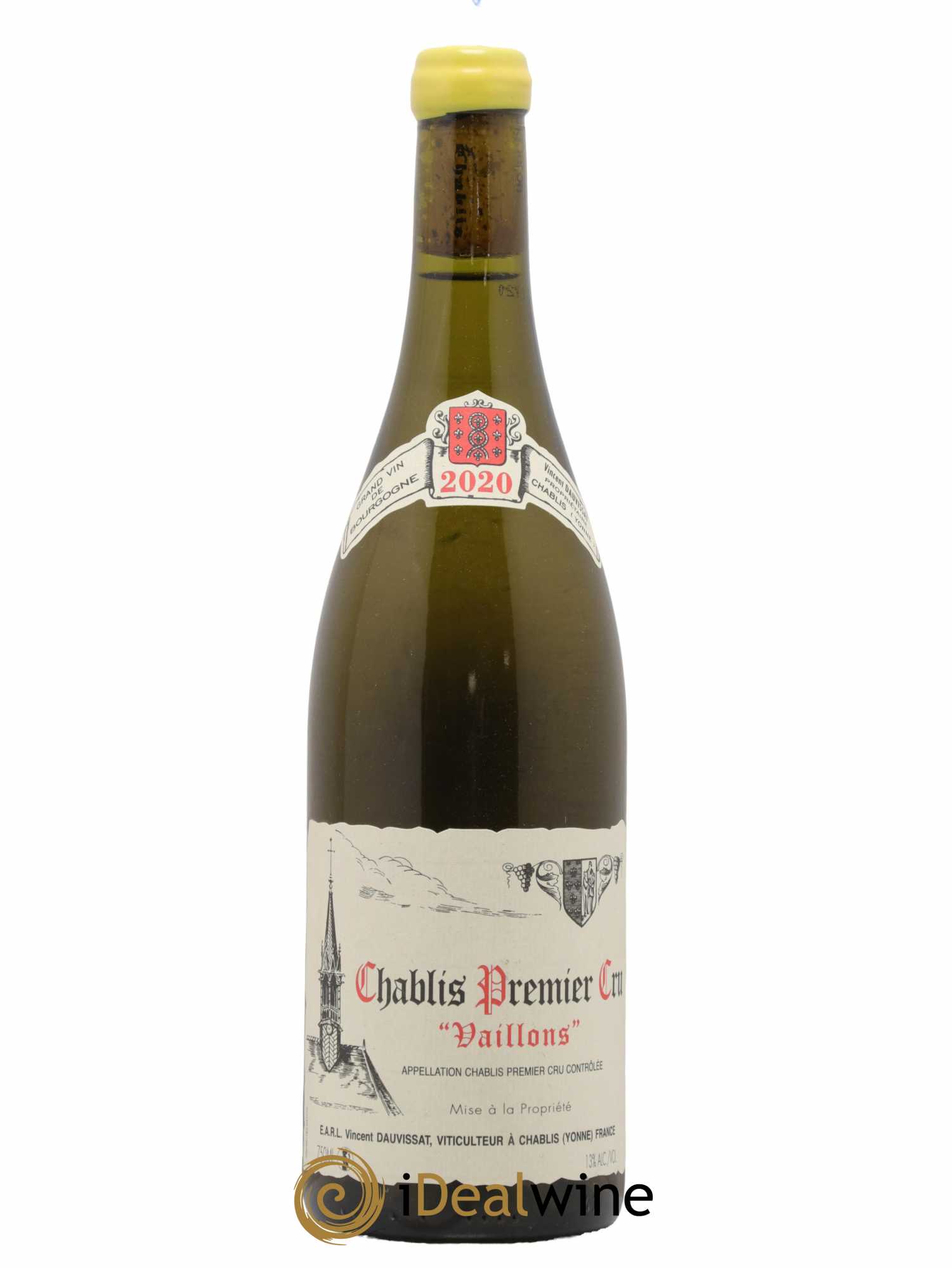 Chablis 1er Cru Vaillons Vincent Dauvissat (Domaine) 2020 - Lot de 1 bouteille - 0