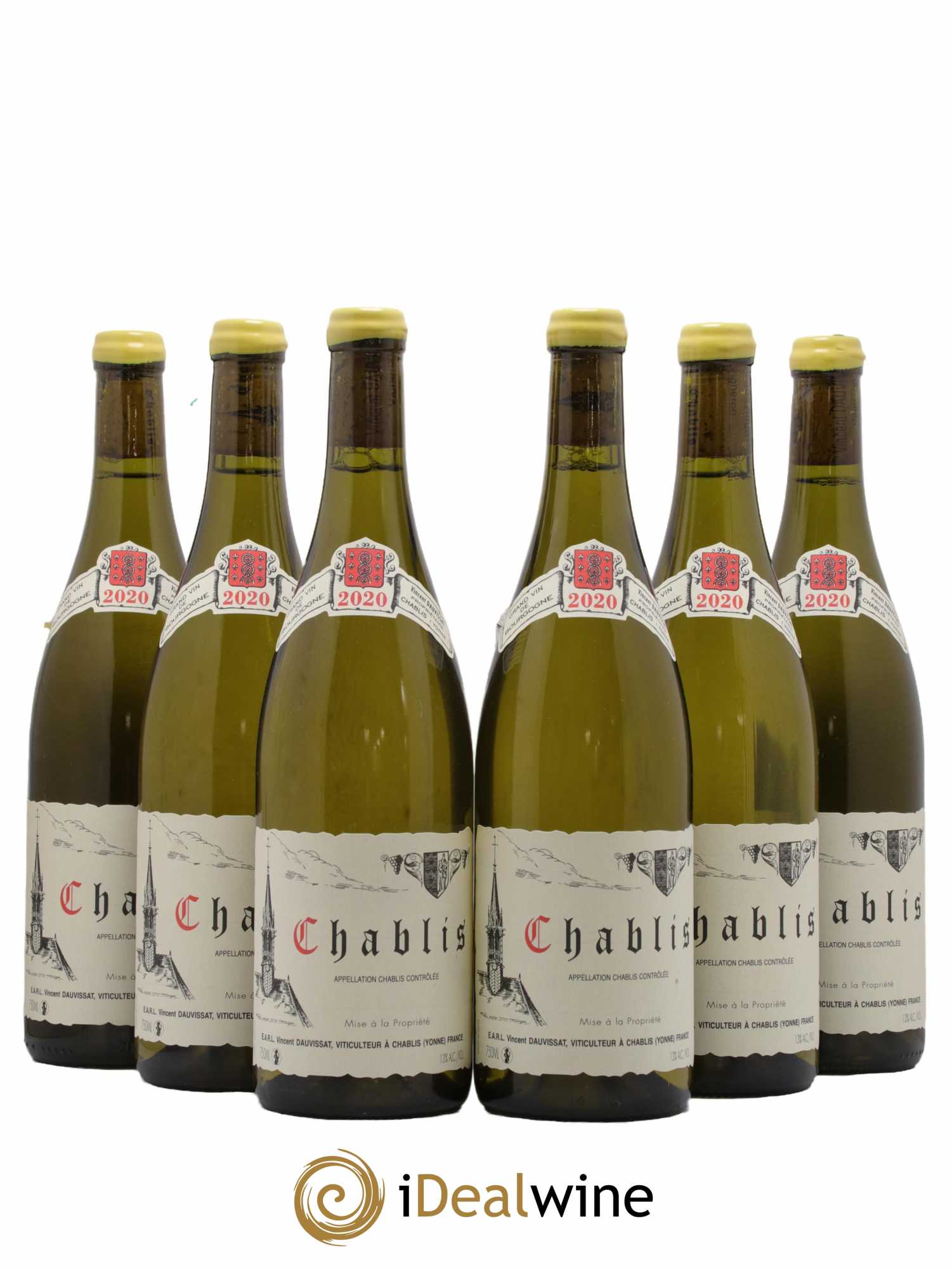 Chablis Vincent Dauvissat (Domaine) 2020 - Lot of 6 bottles - 0