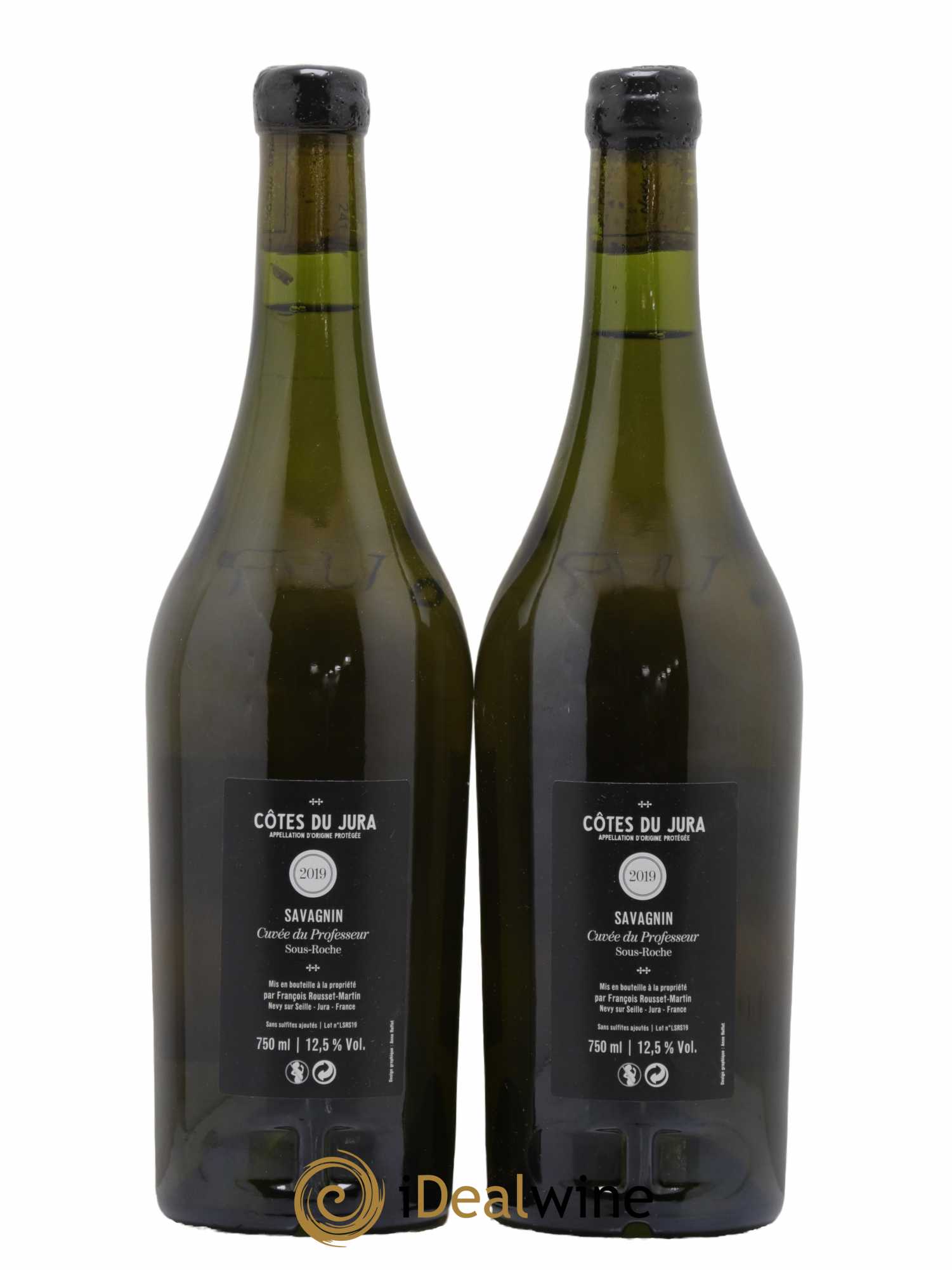 Côtes du Jura Savagnin Cuvée du Professeur François Rousset Martin 2019 - Lot de 2 bouteilles - 1