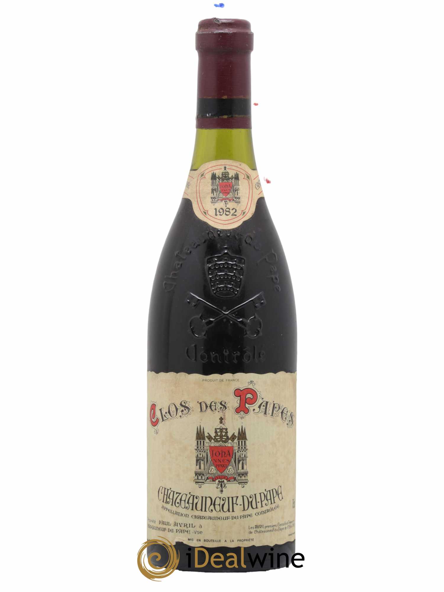 Châteauneuf-du-Pape Clos des Papes - Paul Avril 1982 - Lot de 1 bouteille - 0