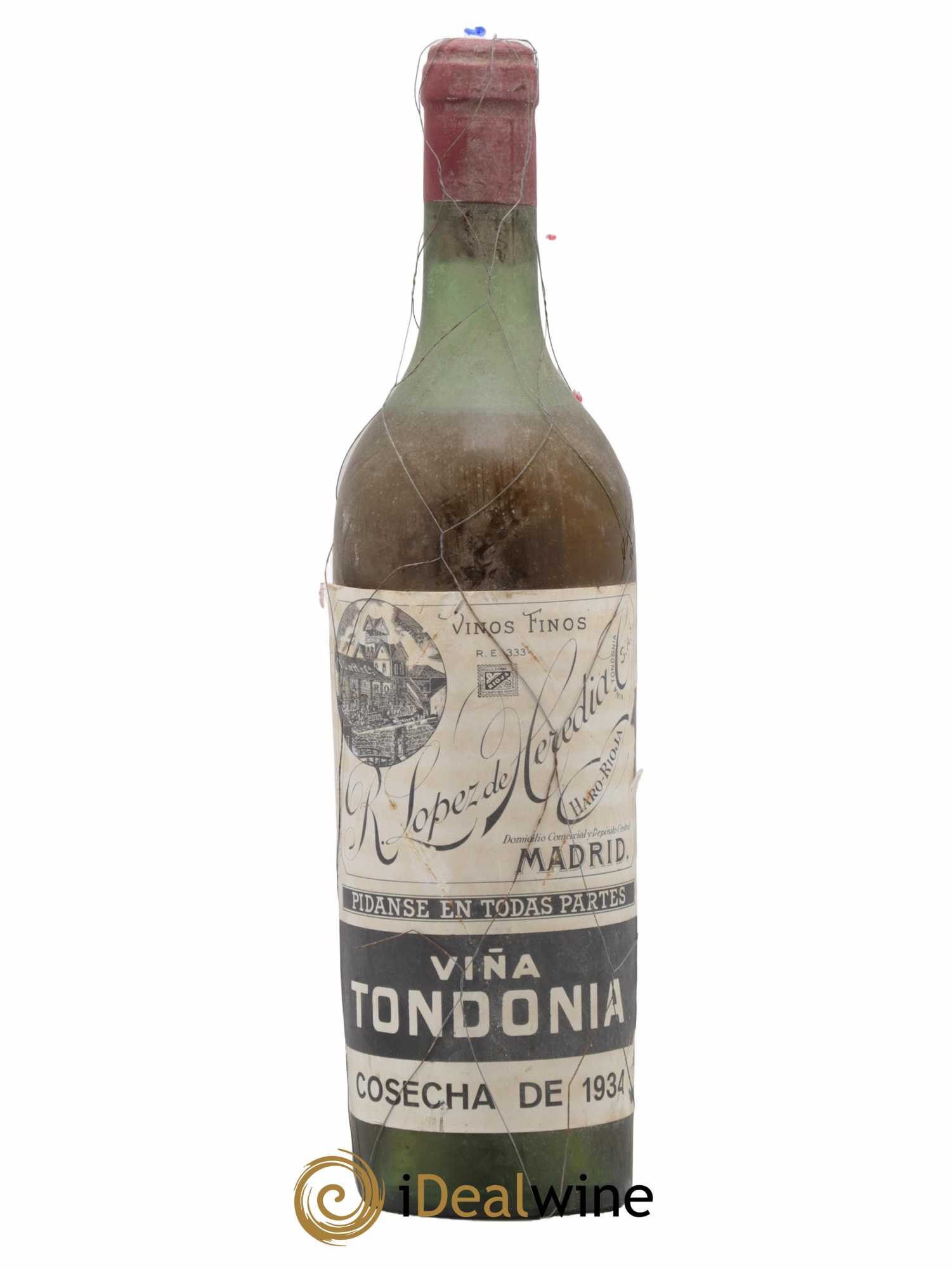 Rioja DOCA Reserva Vina Tondonia R. Lopez de Heredia 1934 - Posten von 1 Flasche - 0