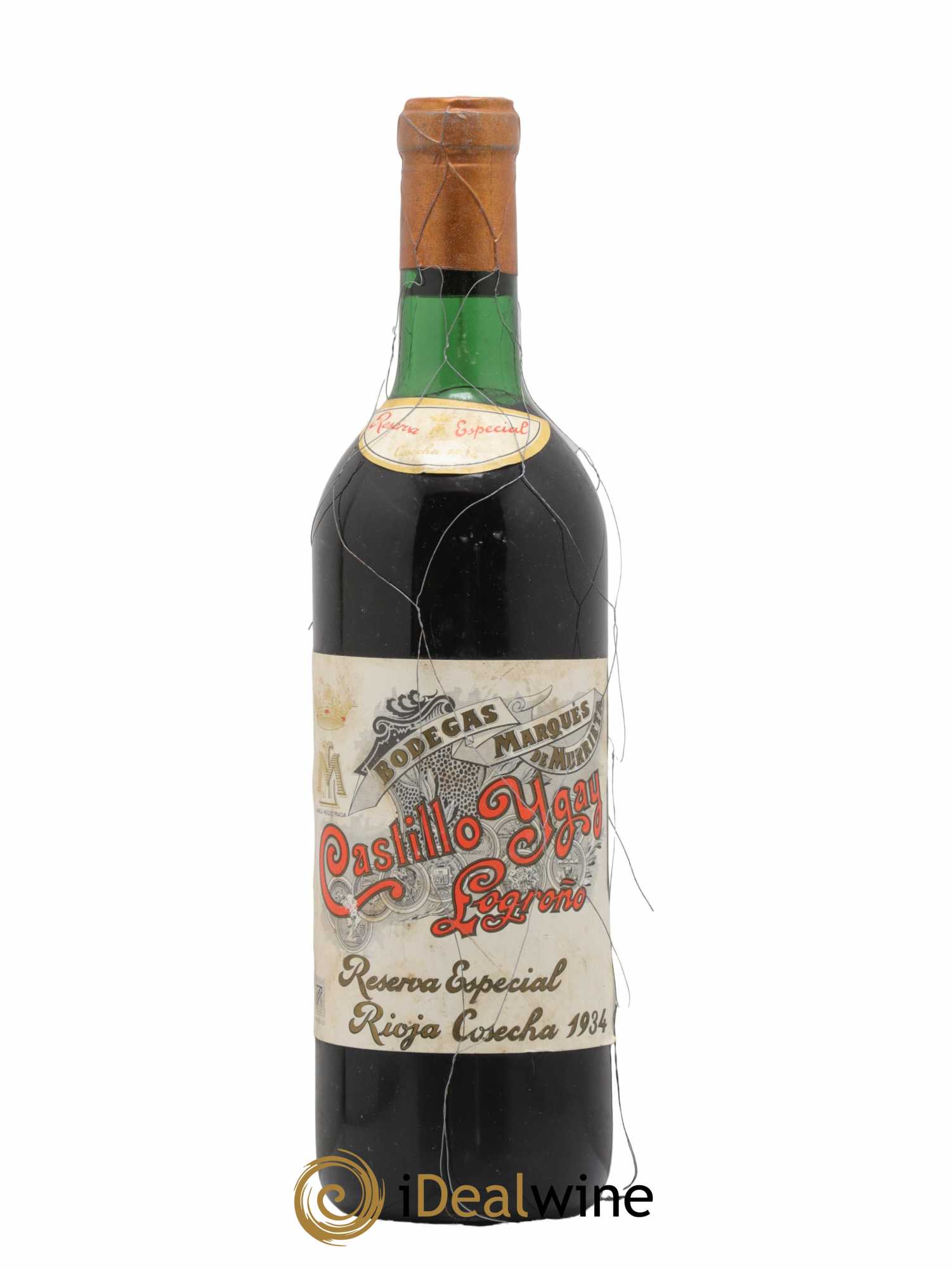 Rioja DOCA Castillo Ygay Reserva Especial Marqués de Murrieta 1934 - Lot de 1 bouteille - 0