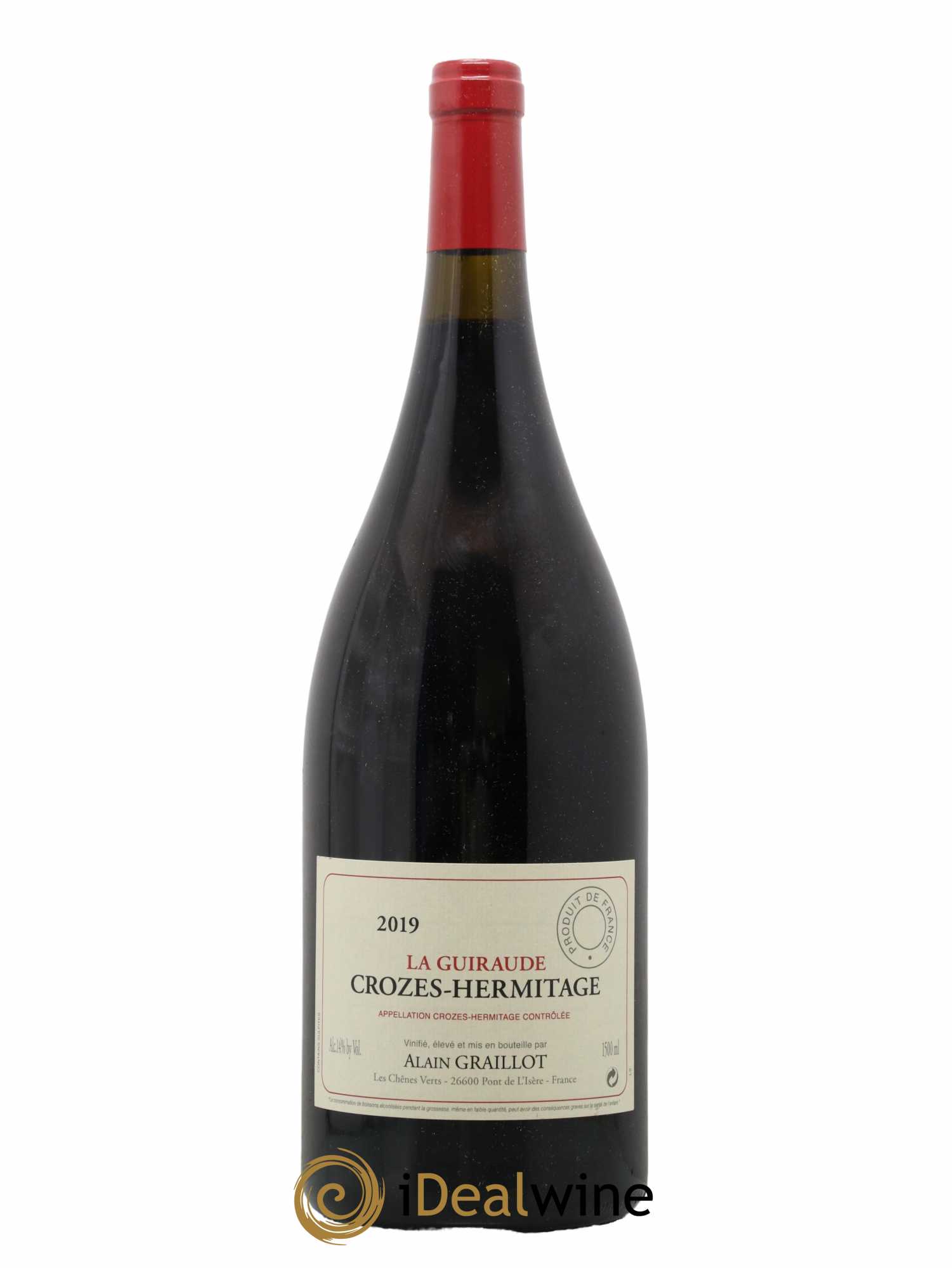 Crozes-Hermitage La Guiraude Domaine Graillot 2019 - Lot de 1 magnum - 0