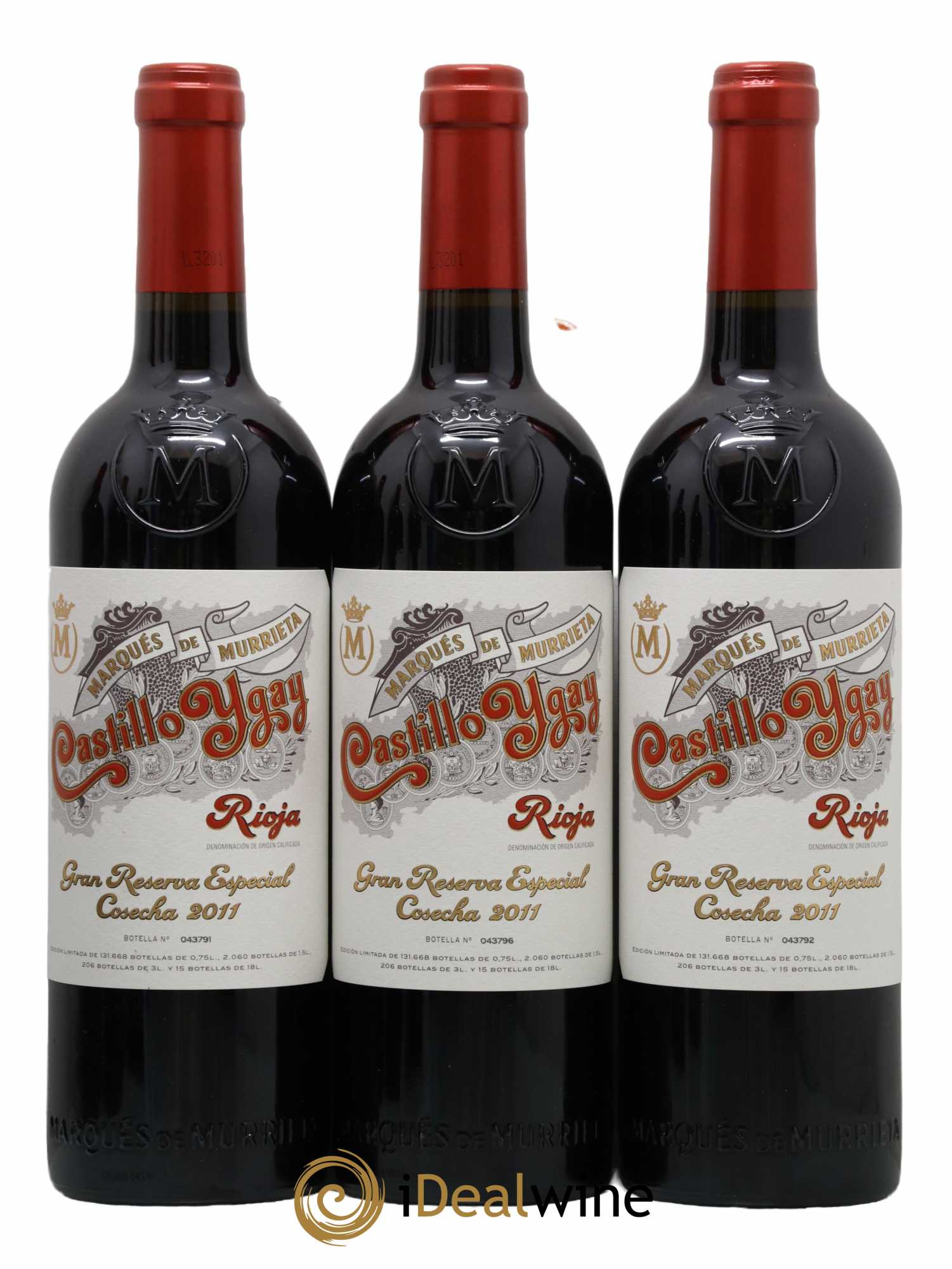 Rioja DOCA Castillo Ygay Gran Reserva Especial - Marqués de Murrieta 2011 - Lot de 6 bouteilles - 1