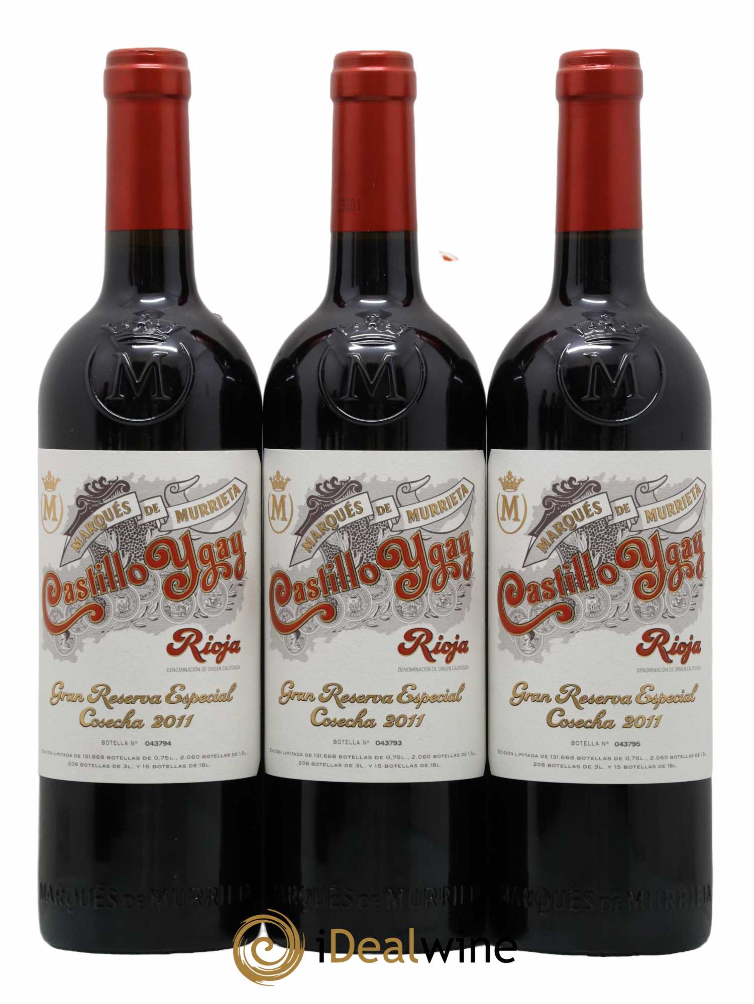 Rioja DOCA Castillo Ygay Gran Reserva Especial - Marqués de Murrieta 2011 - Lot de 6 bouteilles - 3