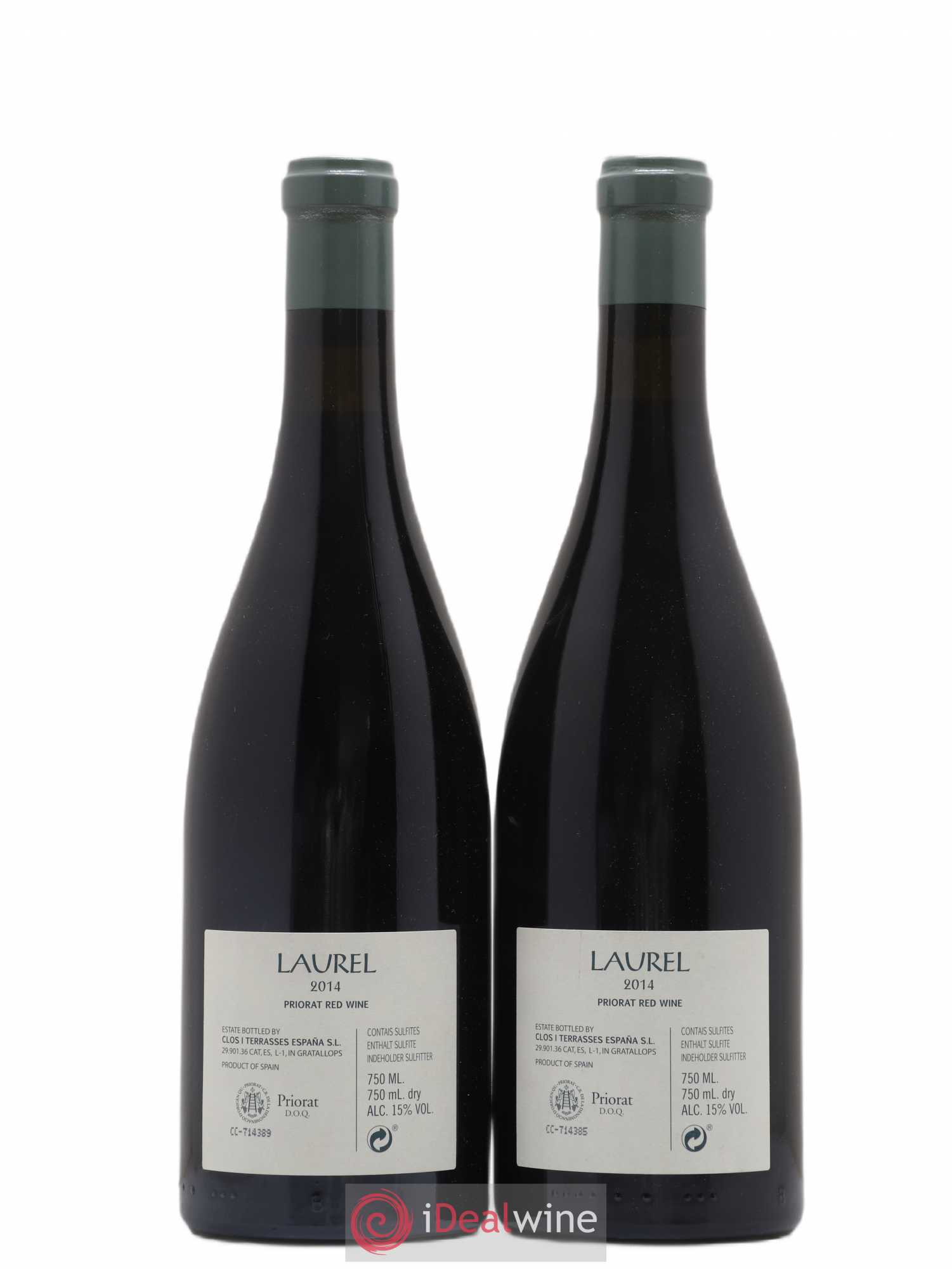 Priorat DOCA Laurel Clos I Terrasses 2014 - Posten von 2 Flaschen - 1