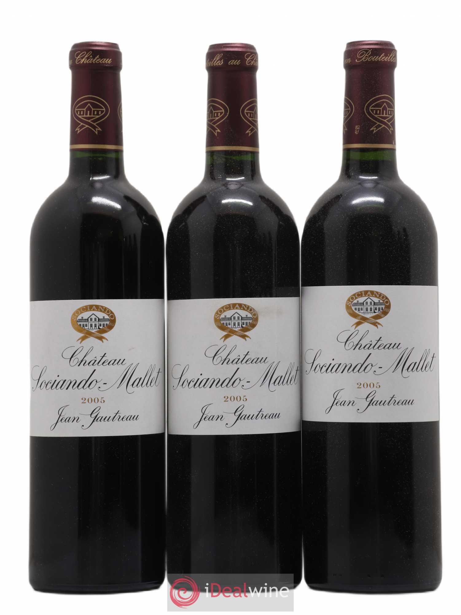 Château Sociando Mallet 2005 - Lot de 6 bouteilles - 1