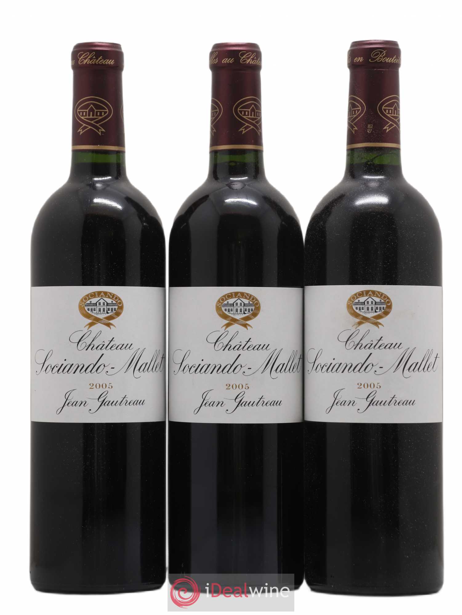 Château Sociando Mallet 2005 - Lot de 6 bouteilles - 2