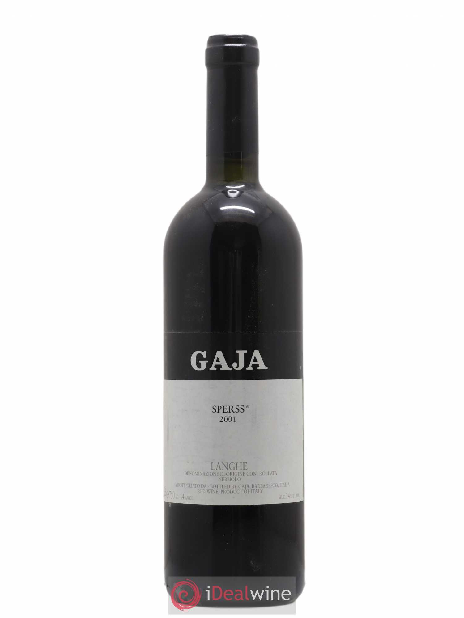 Langhe Sperss Angelo Gaja 2001 - Lot de 1 bouteille - 0