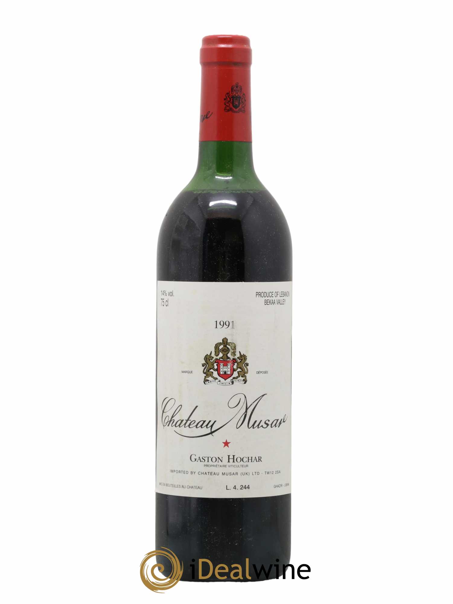 Château Musar Serge Hochar 1991 - Lot de 1 bouteille - 0