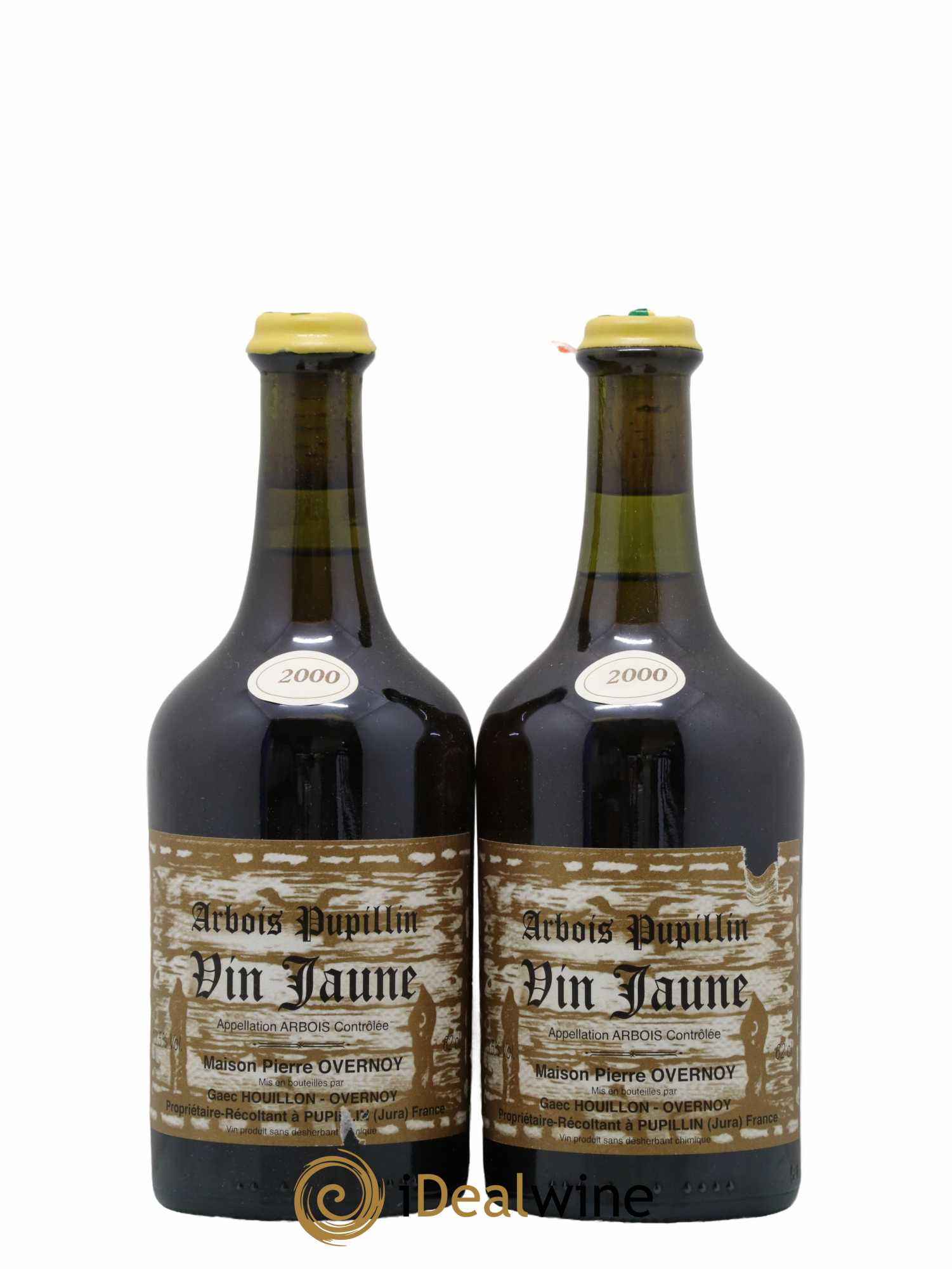 Arbois Pupillin Vin jaune Pierre Overnoy (Domaine) 2000 - Lot of 2 bottles - 0