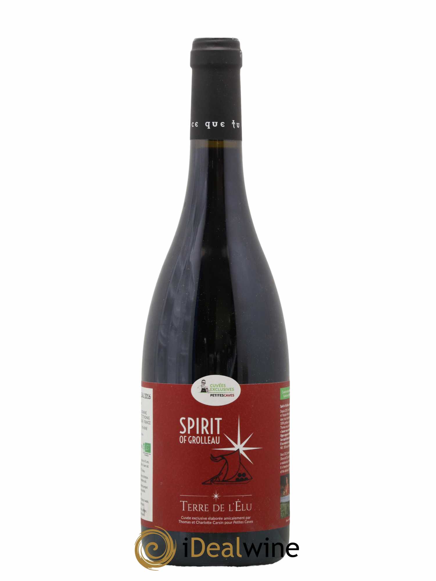Vin de France Spirit of grolleau Carsin Terre de l'écu 2016 - Lot de 1 bouteille - 0