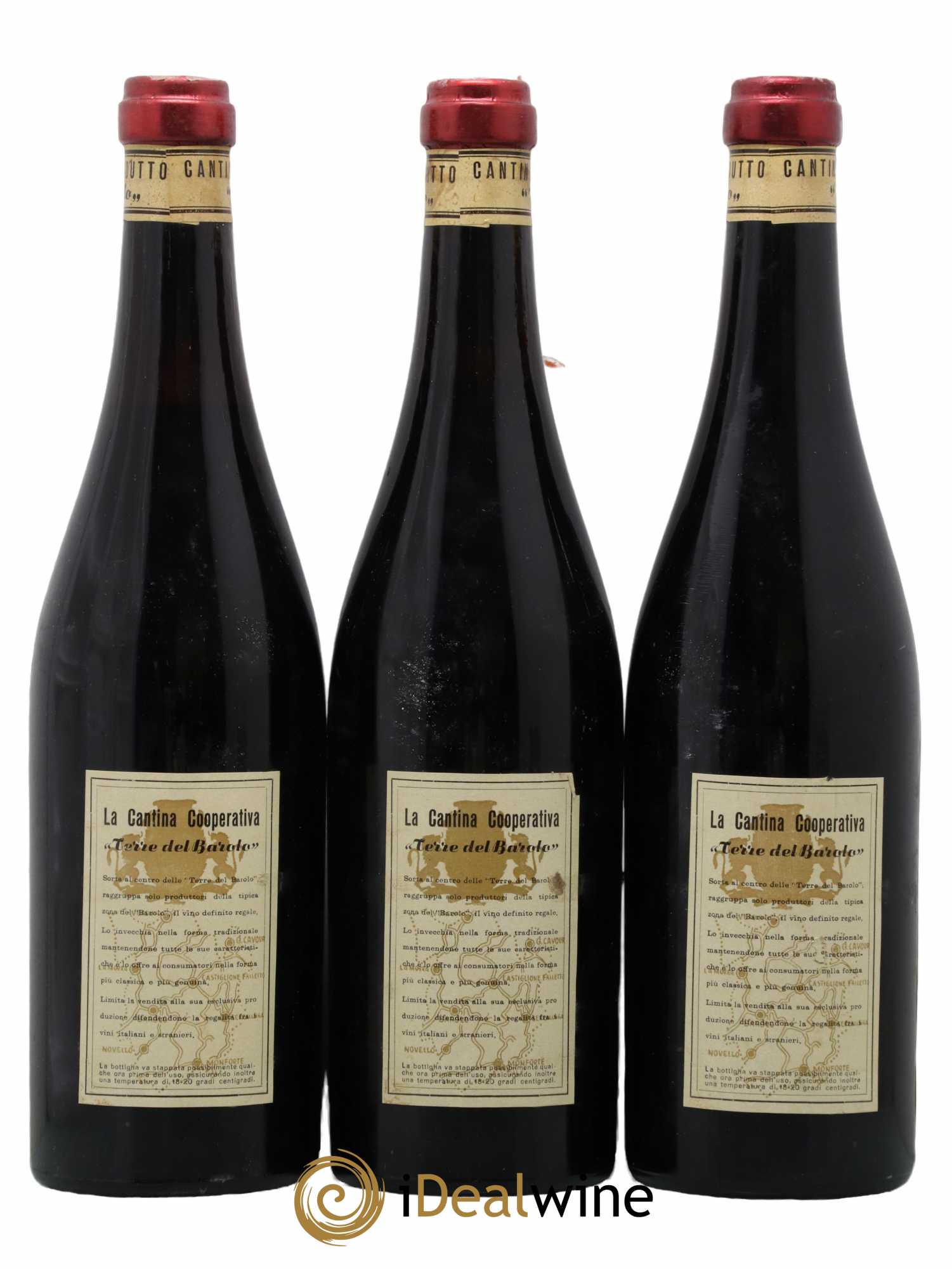 Barolo Classico Terre del Barolo 1961 - Lot de 3 bouteilles - 1