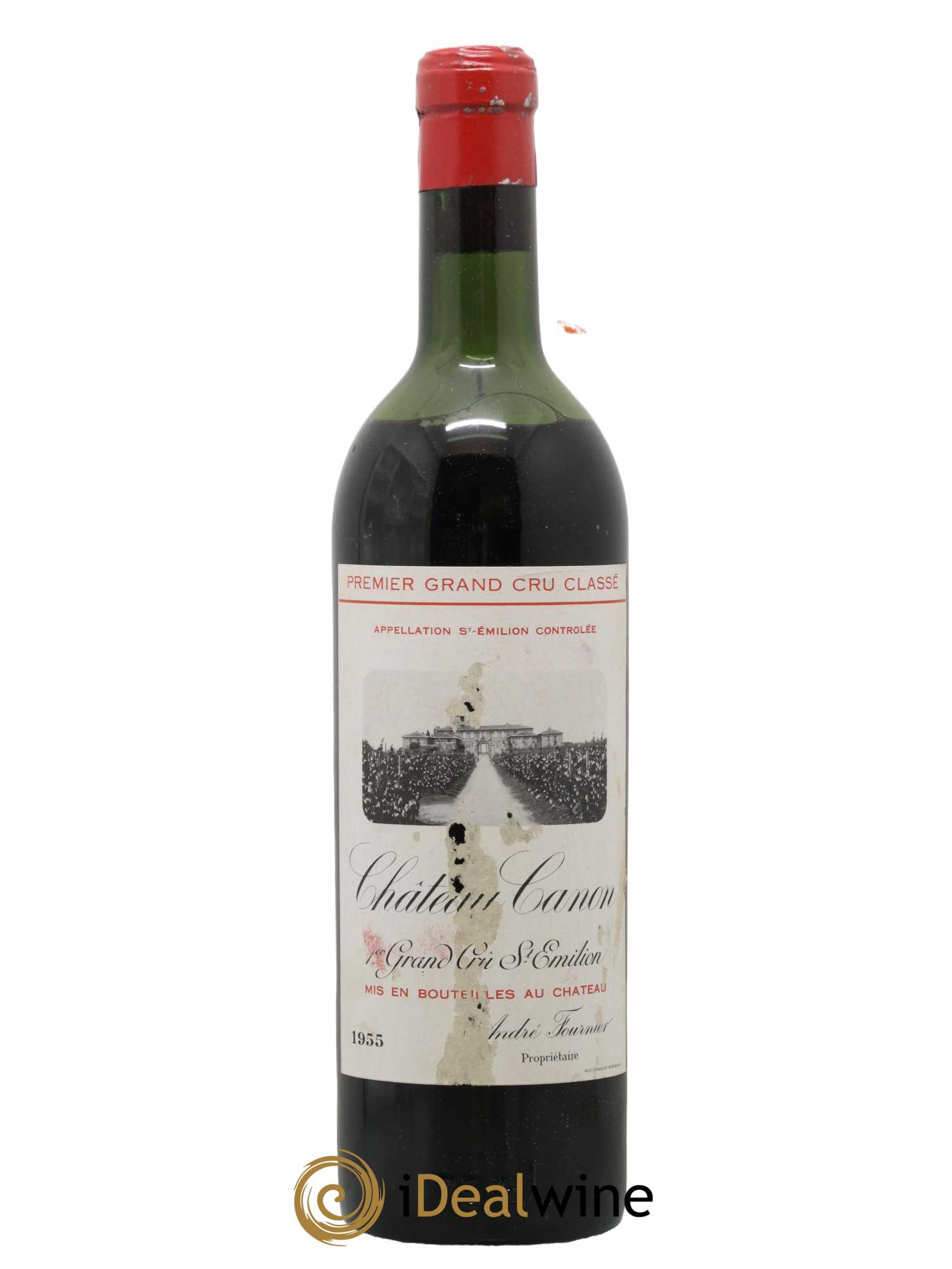 Château Canon 1er Grand Cru Classé B 1955 - Lot de 1 bouteille - 0