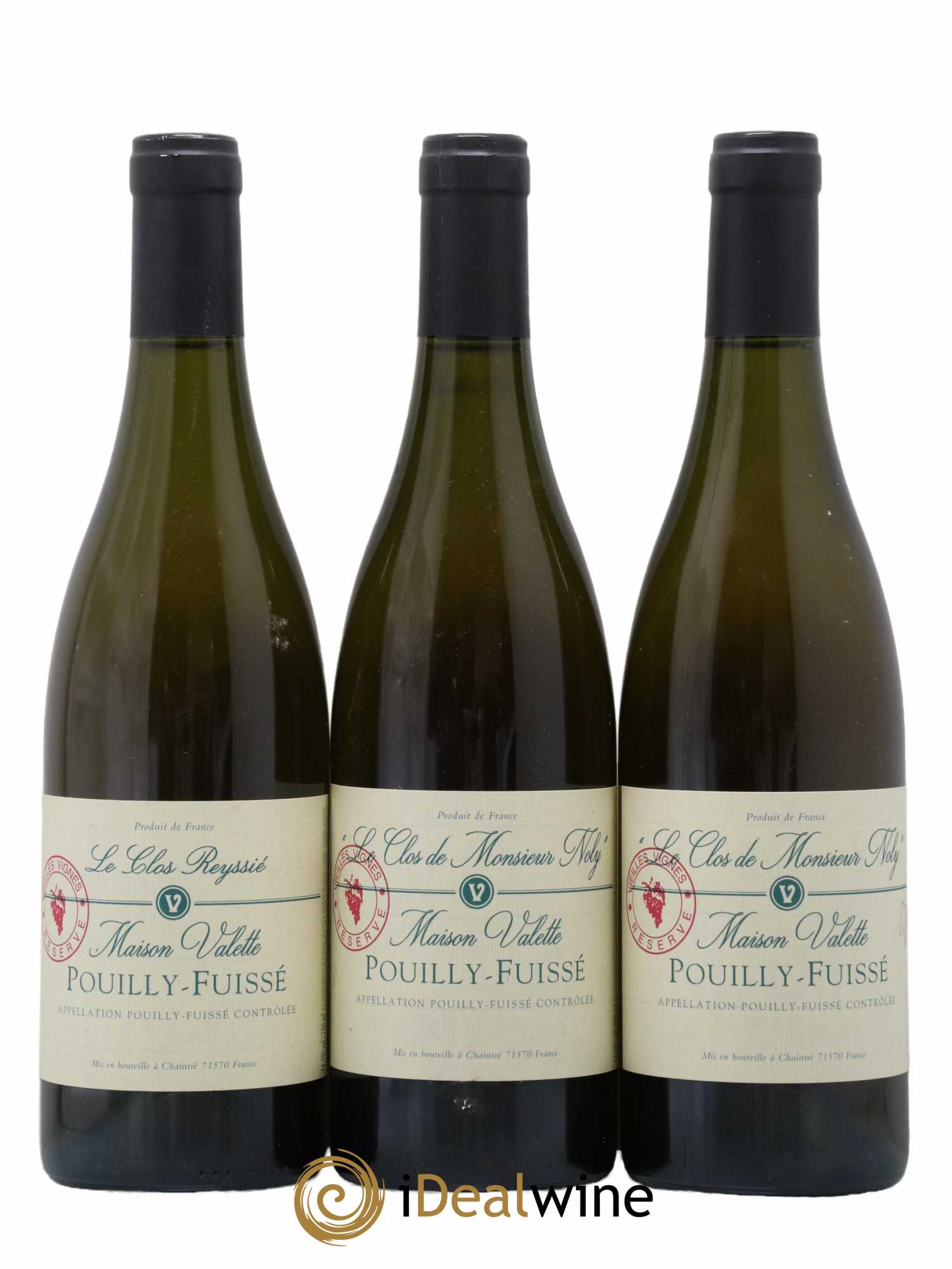 Pouilly-Fuissé Clos de Monsieur Noly Vieilles Vignes Valette (Domaine) - Lot de 3 bouteilles - 0