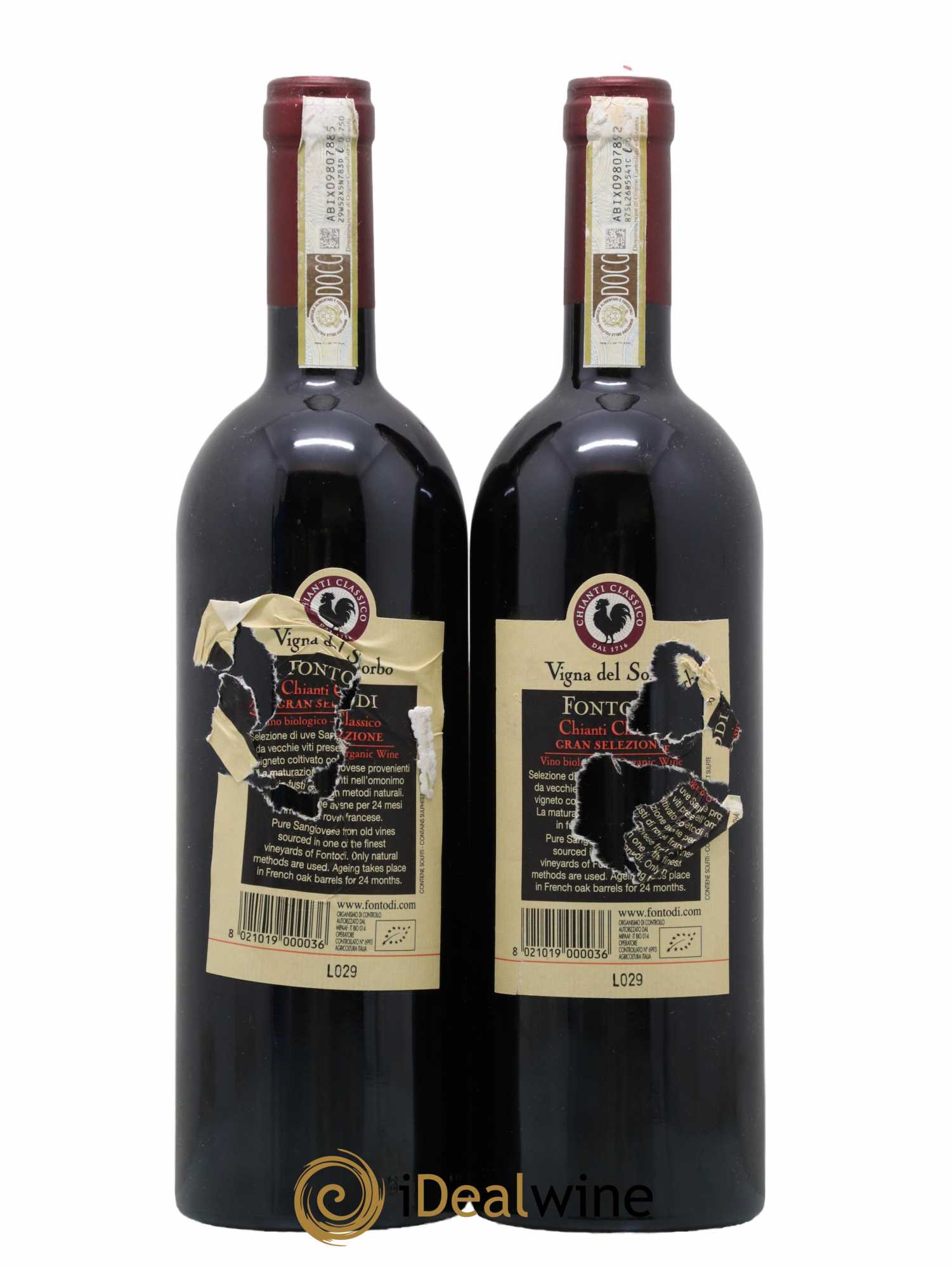 Chianti Classico DOCG Vigna del Sorbo Gran Selezione fontodi 2016 - Lot de 2 bouteilles - 1