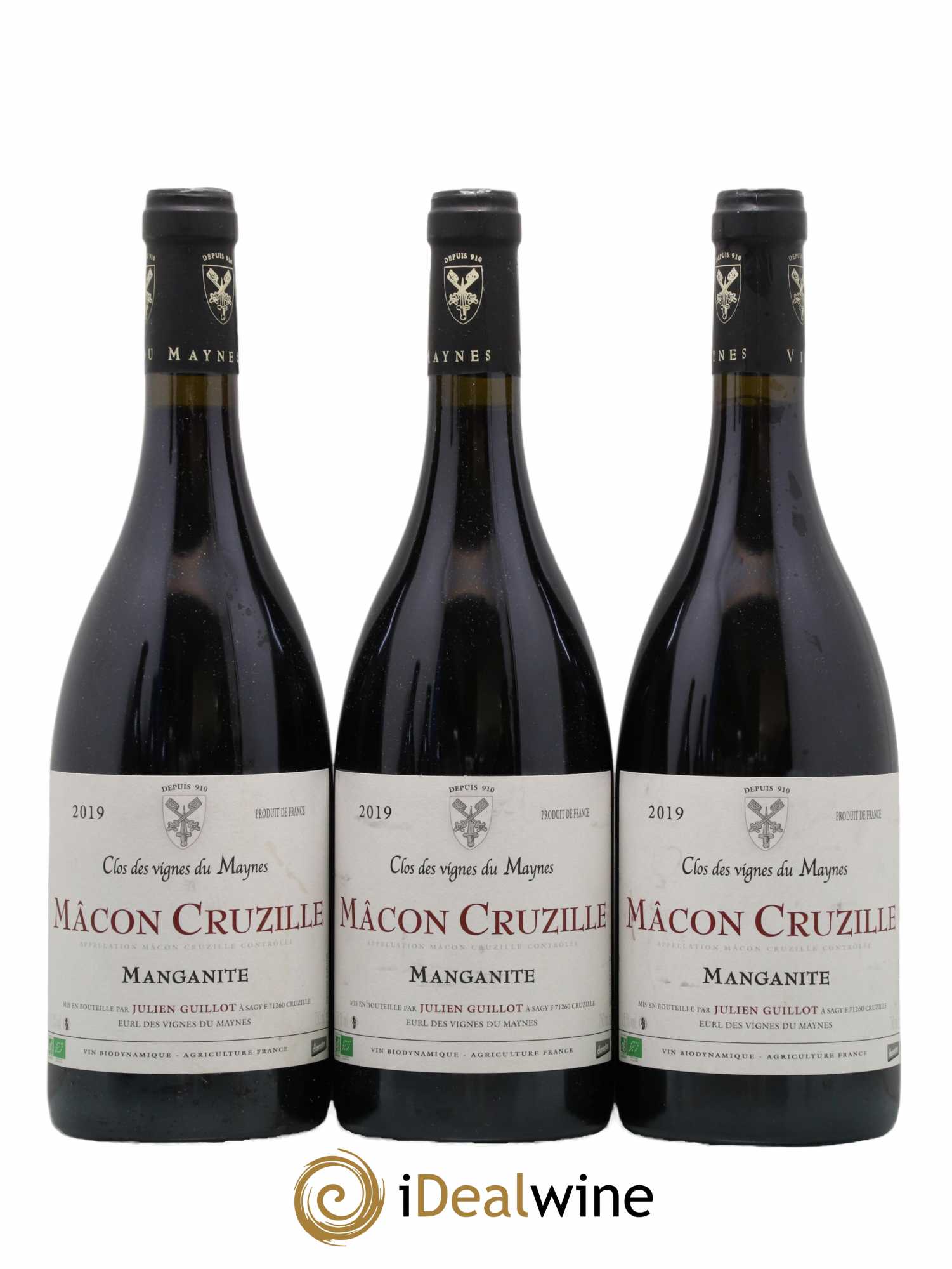 Mâcon Clos Des Vignes Du Maynes Cruzilles Manganite 2019 - Lot de 6 bouteilles - 1