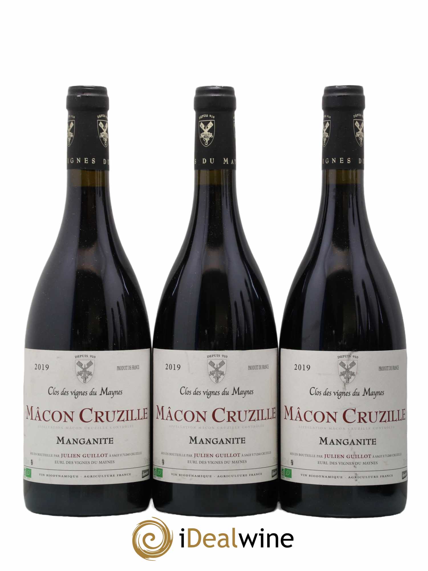 Mâcon Clos Des Vignes Du Maynes Cruzilles Manganite 2019 - Lot de 6 bouteilles - 2