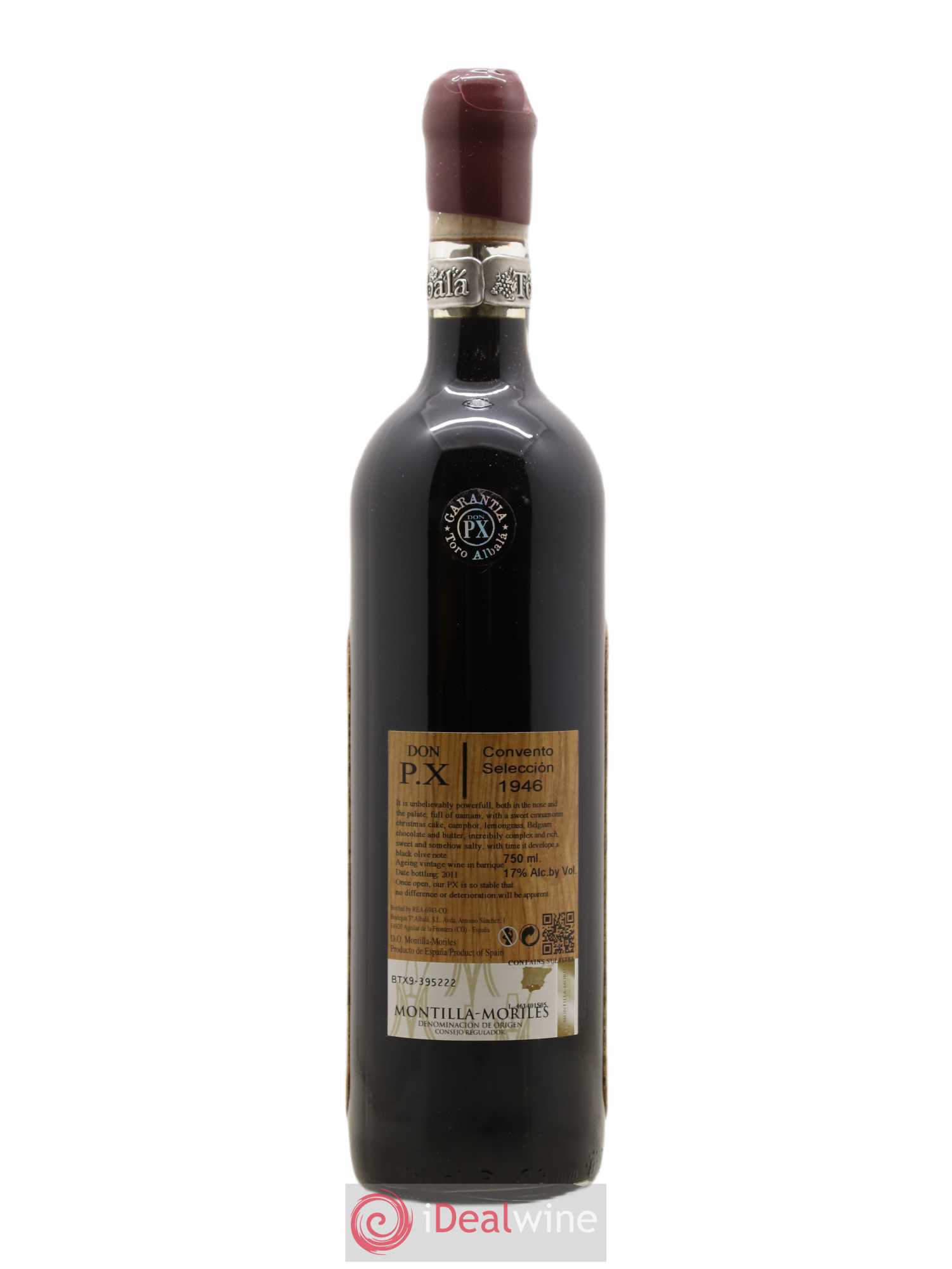 Montilla Moriles Don Px Toro Albala Convento Seleccion 1946 - Lot de 1 bouteille - 1