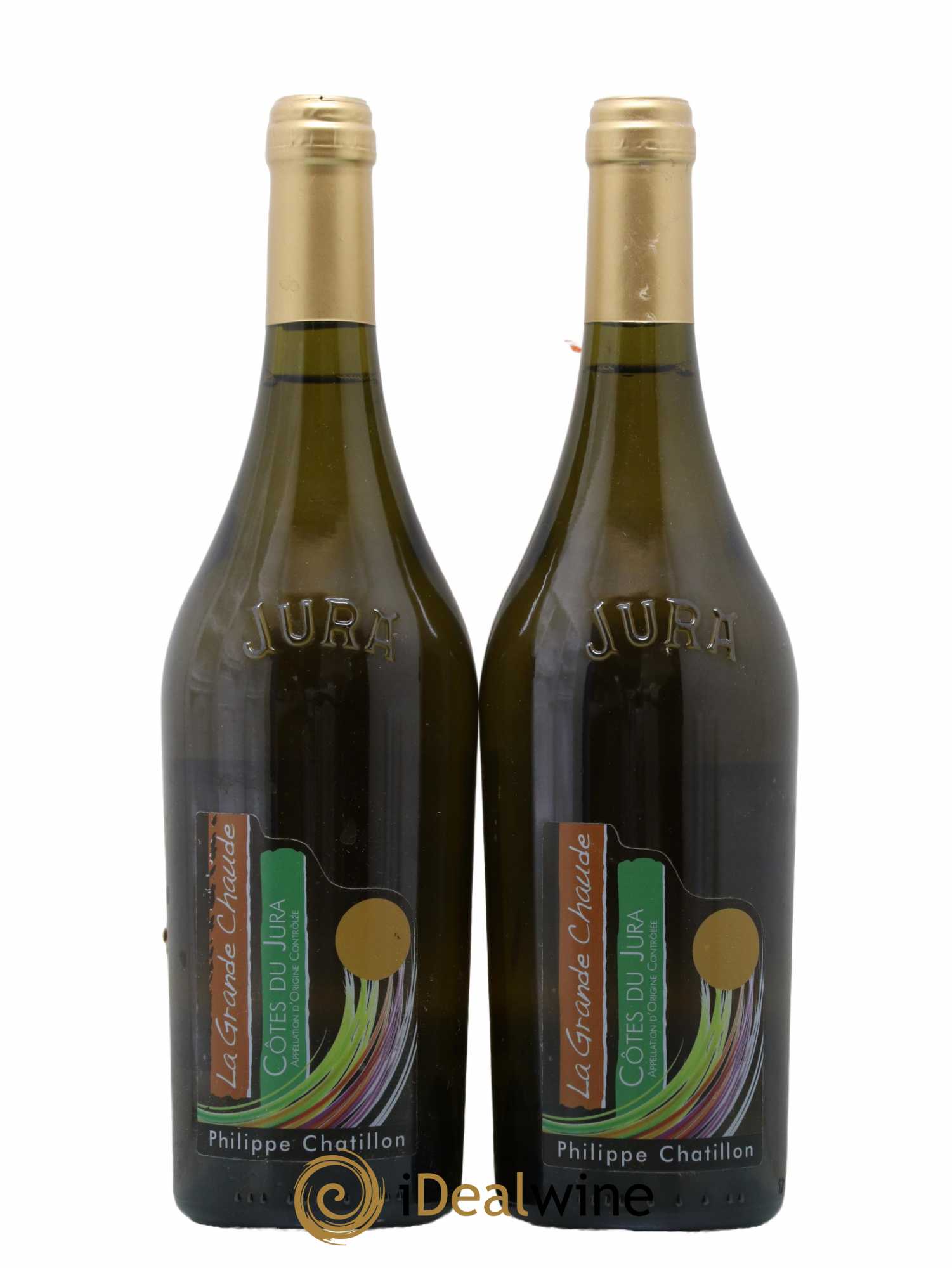 Côtes du Jura La Grande Chaude Philippe Chatillon 2017 - Lotto di 2 bottiglie - 0