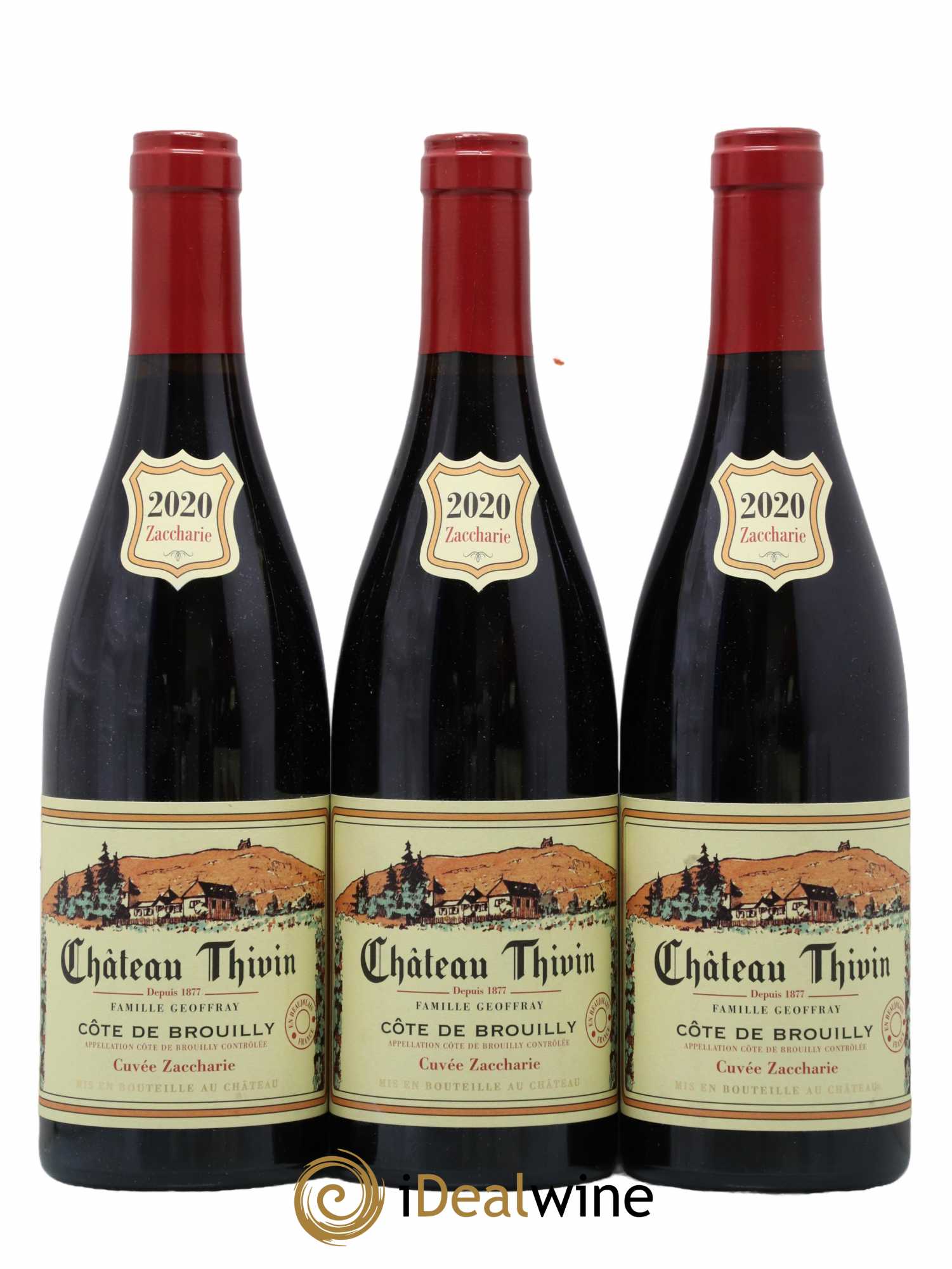 Côte de Brouilly Cuvée Zaccharie Château Thivin 2020 - Lot de 6 bouteilles - 2
