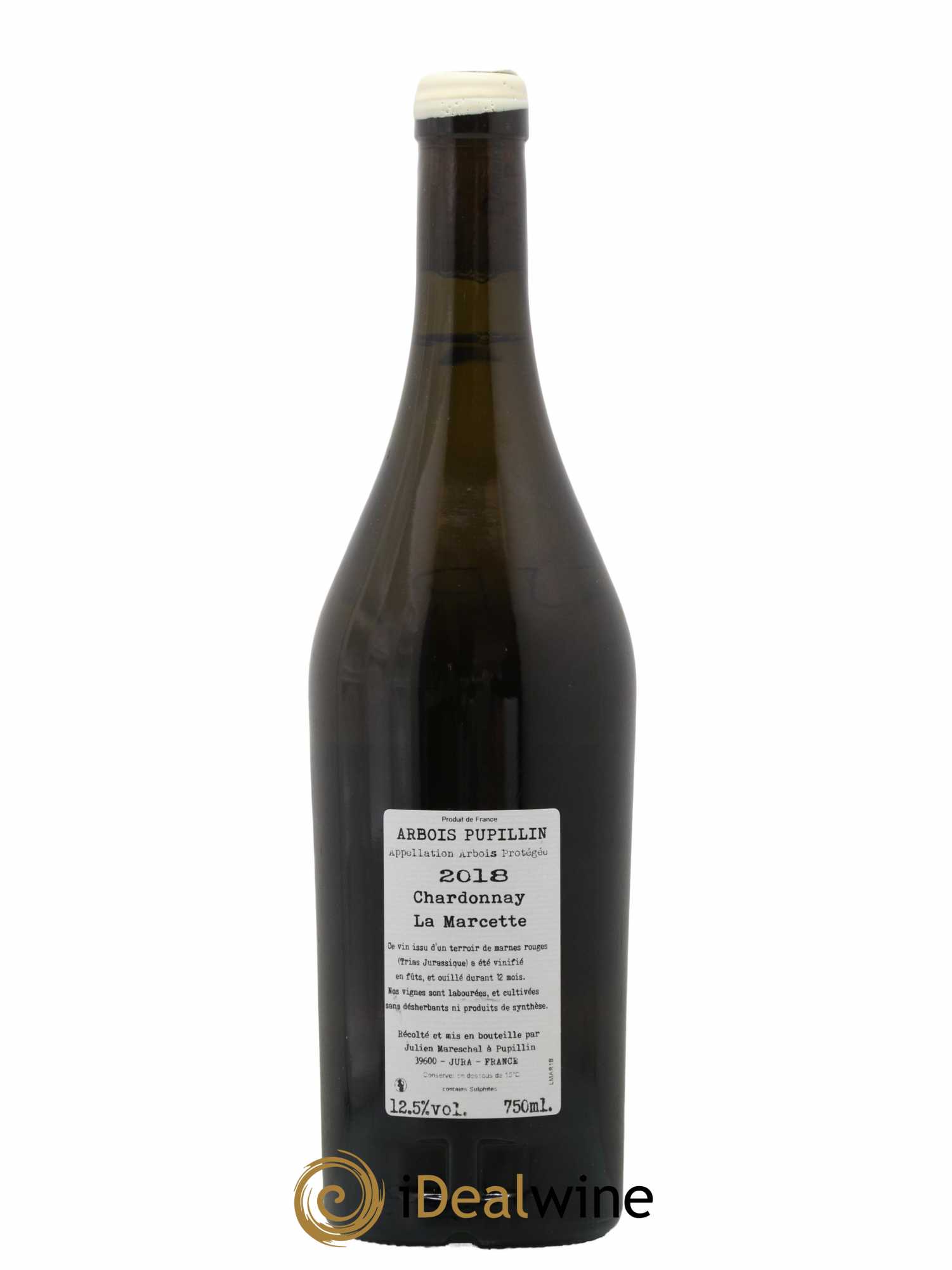 Arbois Pupillin La Marcette Domaine De La Borde 2018 - Lot de 1 bouteille - 1