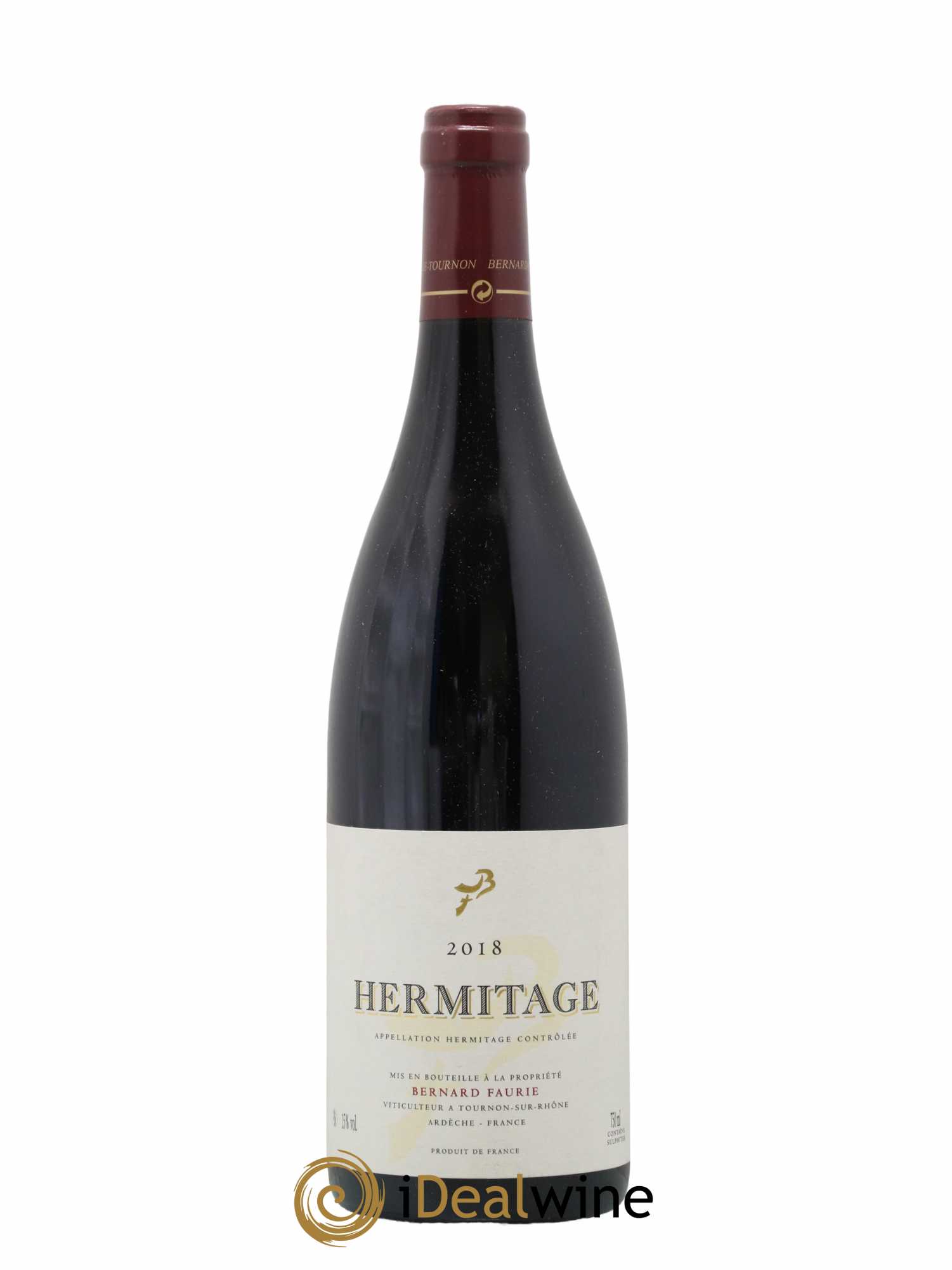 Hermitage Les Bessards (capsule rouge) Bernard Faurie Hermitage (capsule rouge) Bernard Faurie 2018 - Lot de 1 bouteille - 0