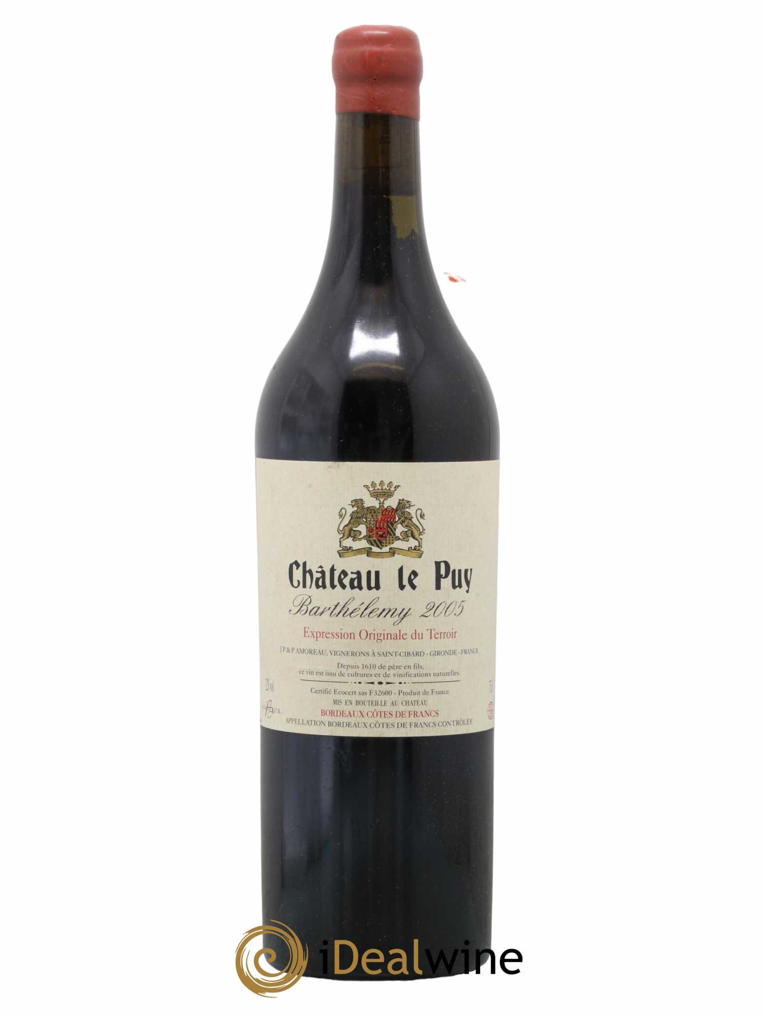 Le Puy - Cuvée Barthélemy 2005 - Lot de 1 bouteille - 0