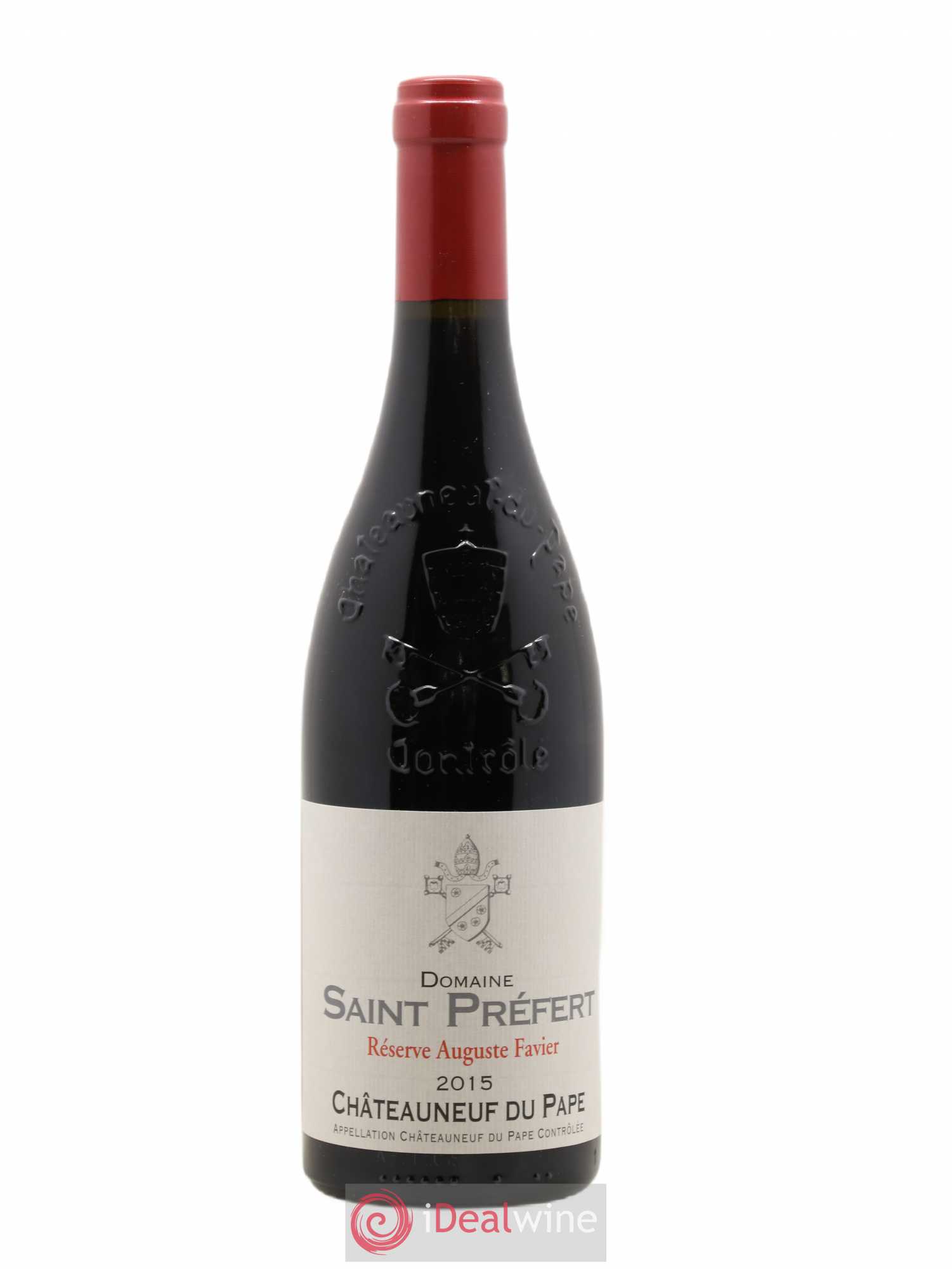 Châteauneuf-du-Pape Saint Prefert Reserve Auguste Favier 2015 - Posten von 1 Flasche - 0