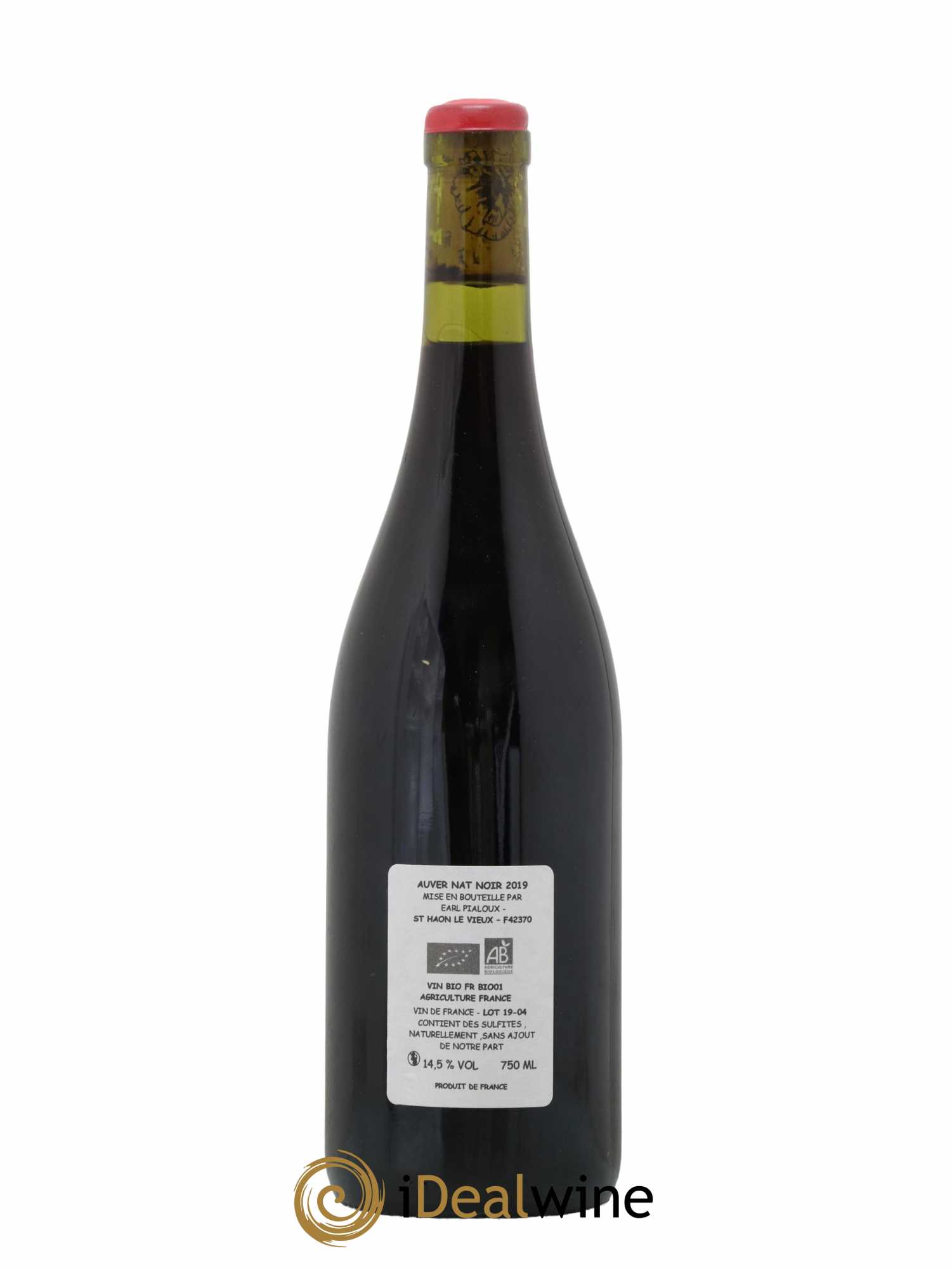 Vin de France Le Picatier Auver Nat Noir Pialoux 2019 - Lot de 1 bouteille - 1