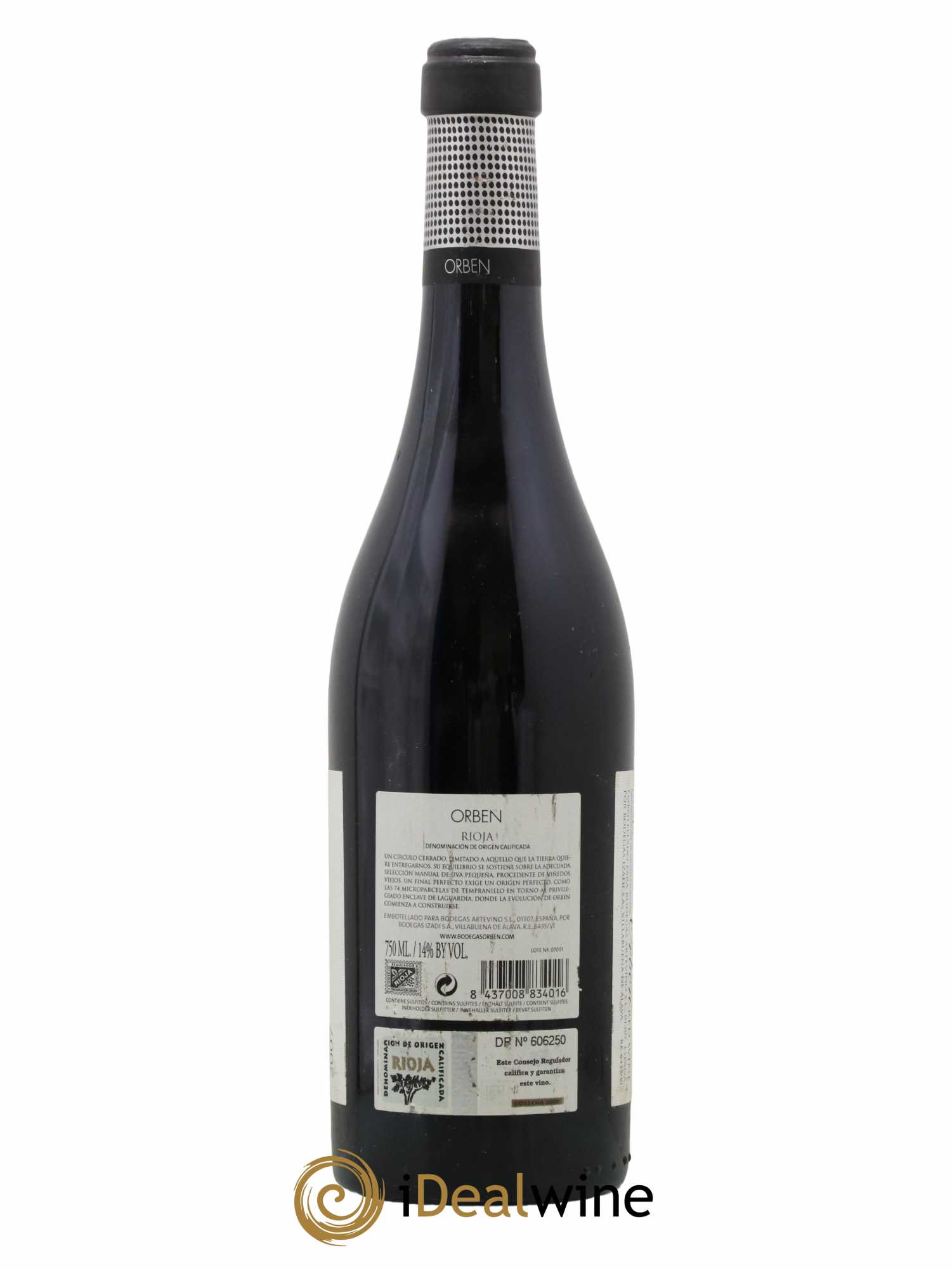 Rioja DOCA Orben 2007 - Lot de 1 bouteille - 1