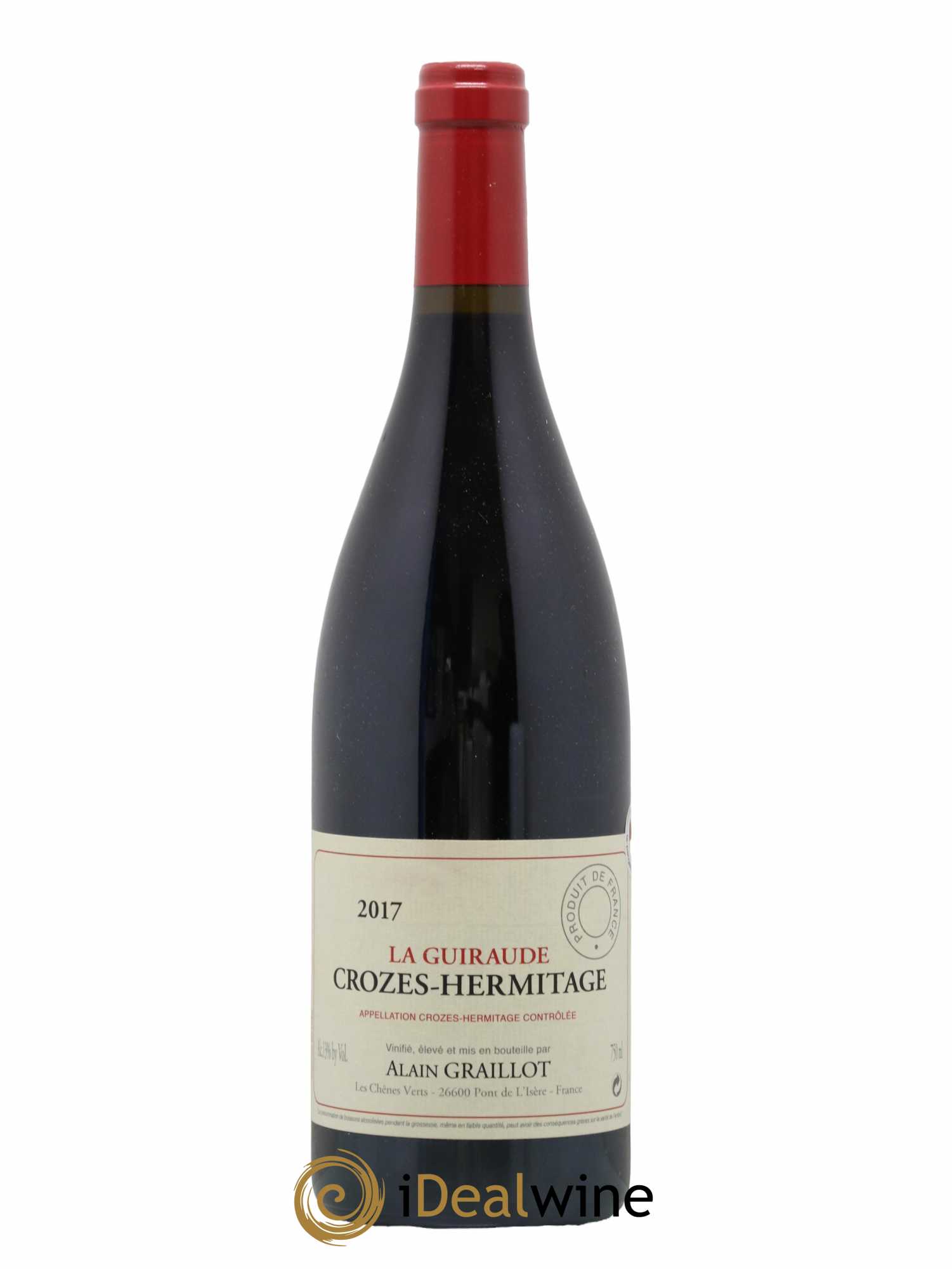 Crozes-Hermitage La Guiraude Domaine Graillot 2017 - Lot de 1 bouteille - 0