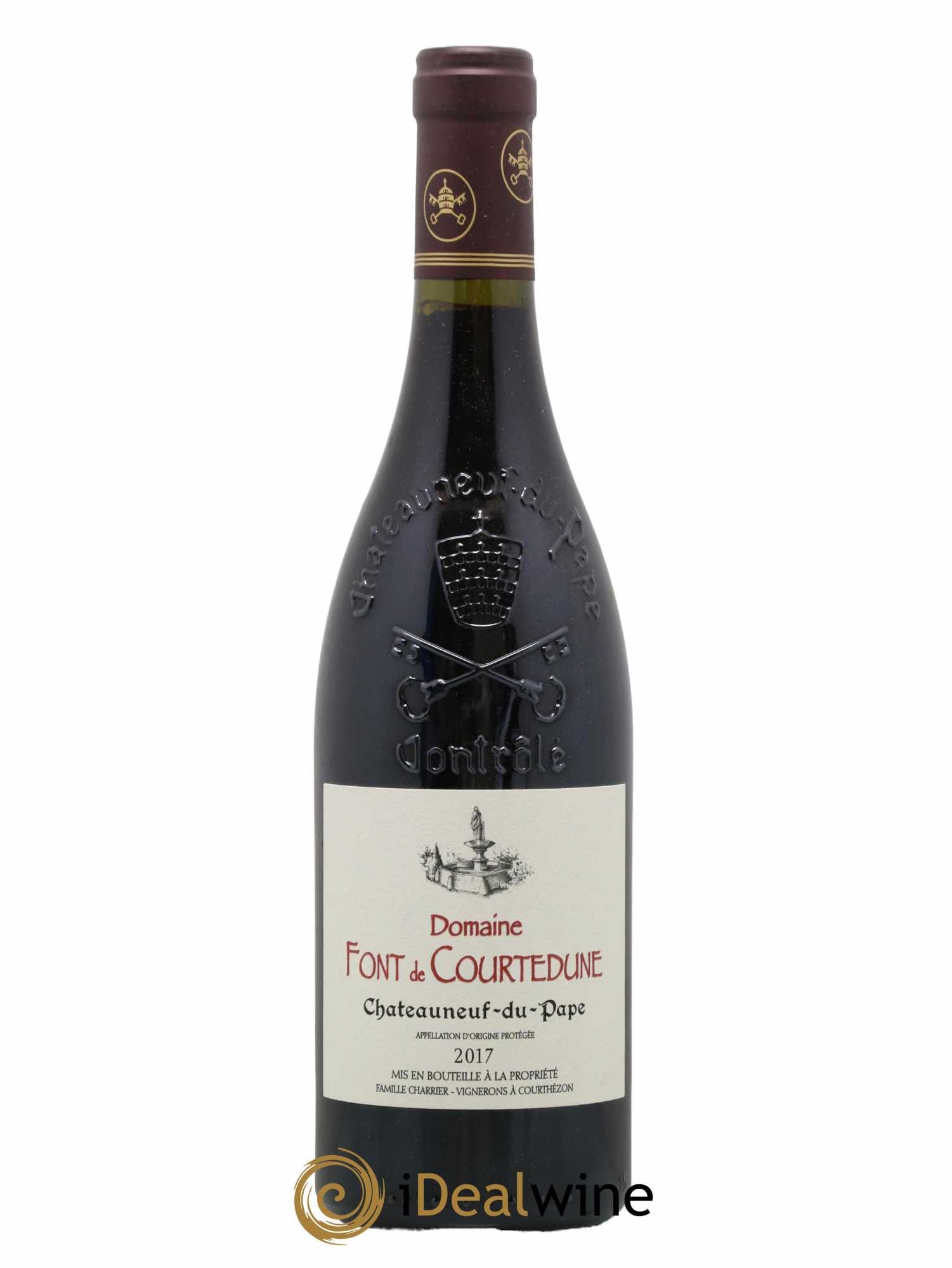 Châteauneuf-du-Pape Font De Courtedune 2017 - Lot de 1 bouteille - 0