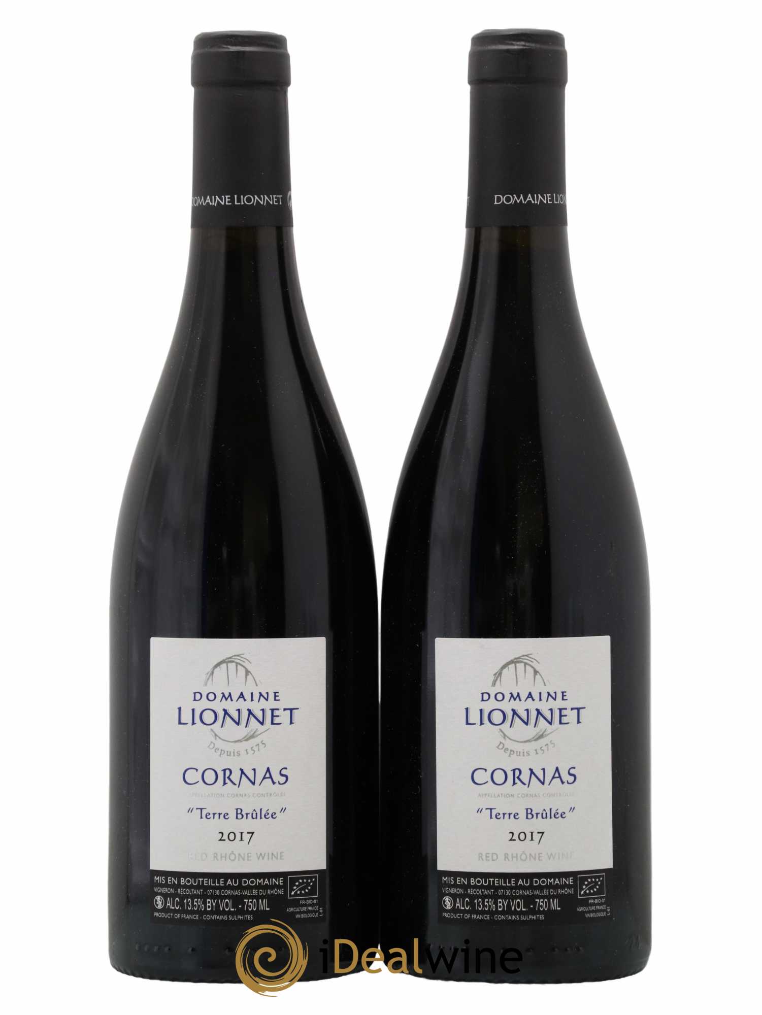 Cornas Terre Brulée Pierre Lionnet 2017 - Lot de 2 bouteilles - 0