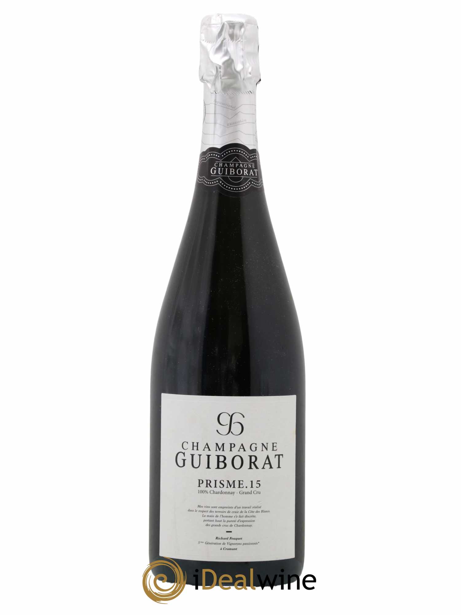 Champagne Grand Cru Extra Brut Prisme 15 Guiborat - Lot de 1 bouteille - 0