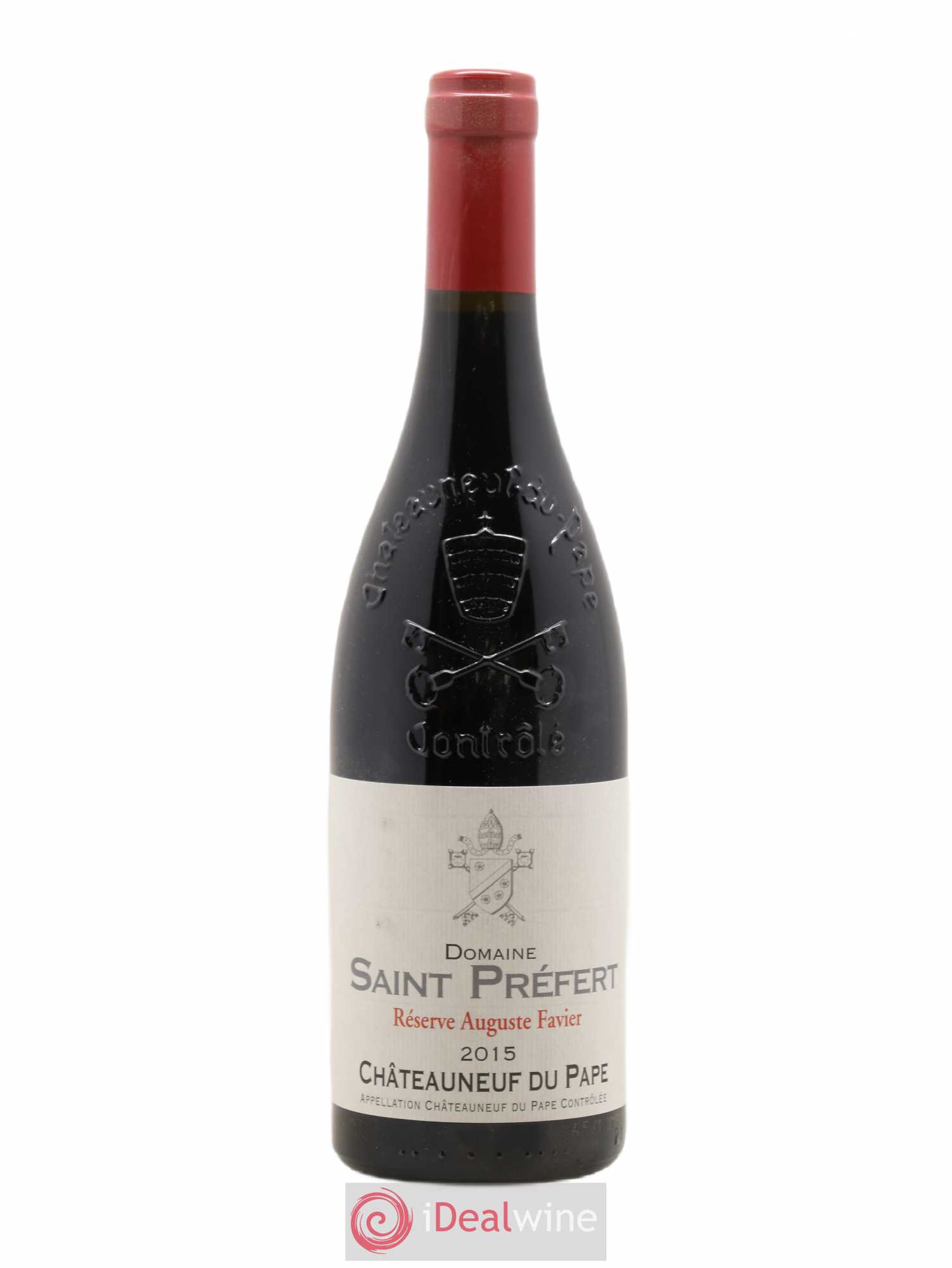 Châteauneuf-du-Pape Saint Prefert Reserve Auguste Favier 2015 - Posten von 1 Flasche - 0