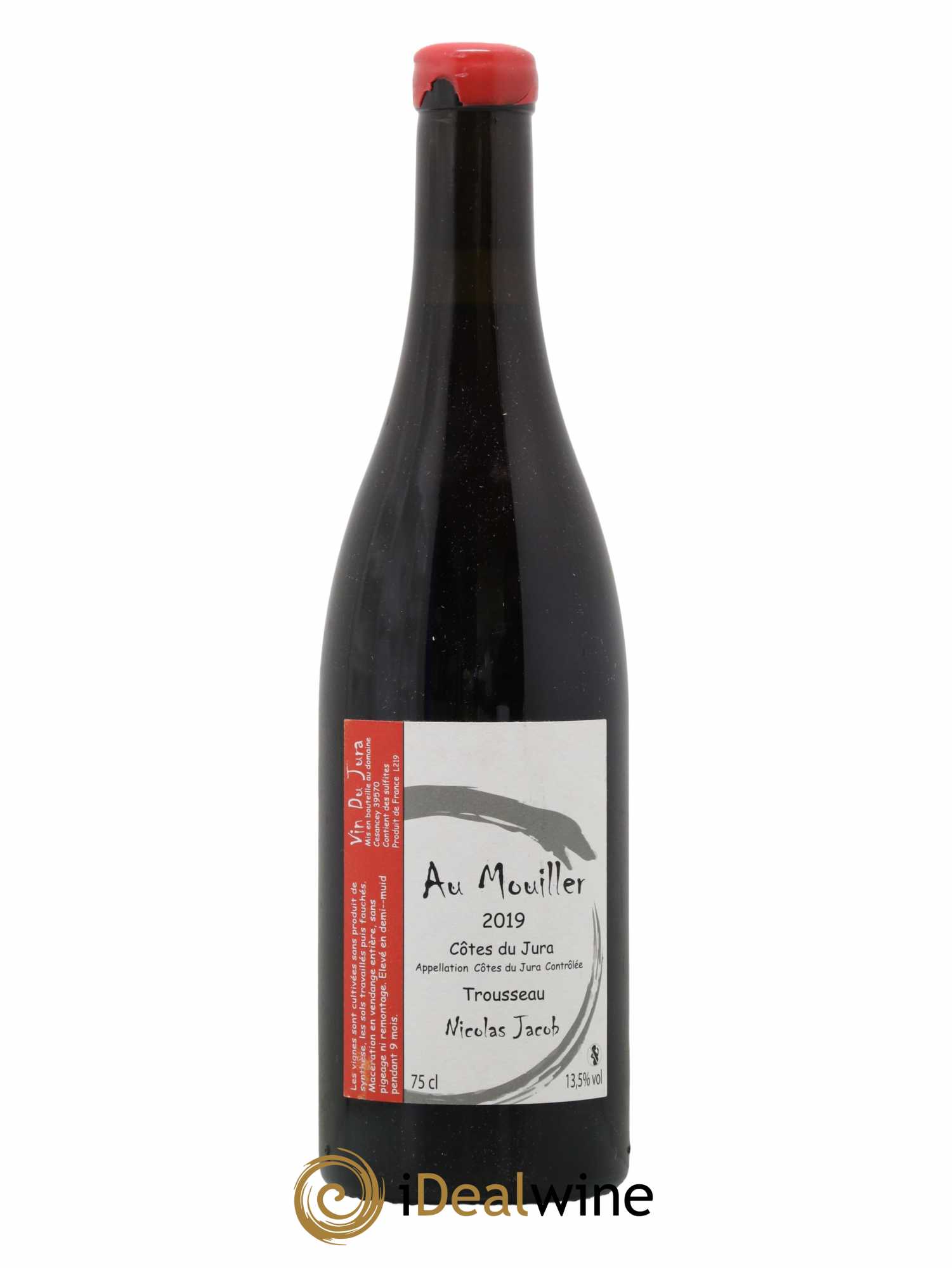 Côtes du Jura Trousseau Au Mouiller Nicolas Jacob 2019 - Lot de 1 bouteille - 0
