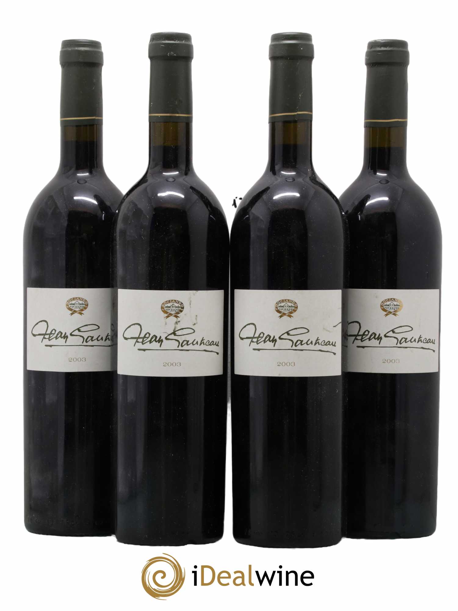 Château Sociando Mallet - Cuvée Jean Gautreau 2003 - Lotto di 4 bottiglie - 0