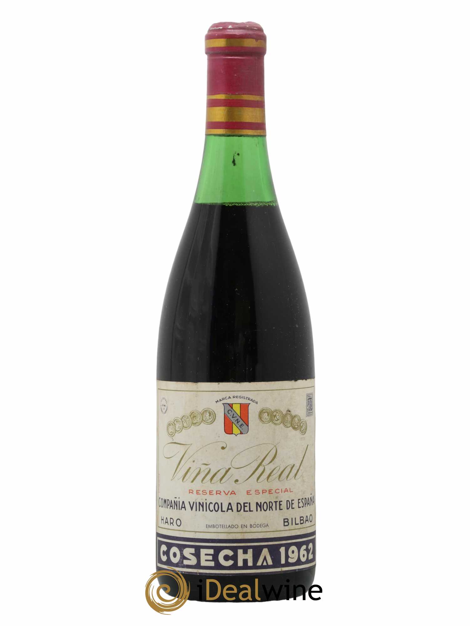 Rioja Vina Real Reserva Especial Compania Vinicola del Norte de Espana 1962 - Lot de 1 bouteille - 0